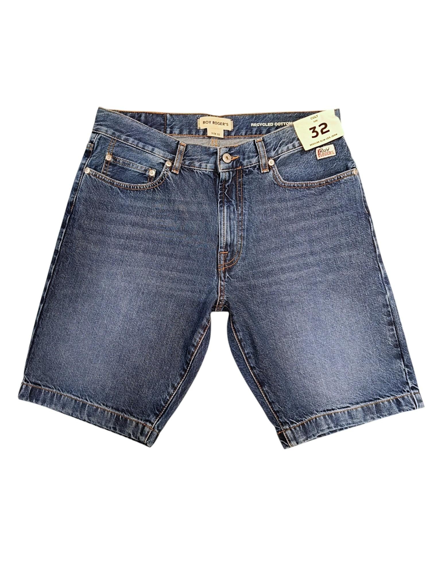 Bermuda Roy Roger's RRU085D7213112 da uomo denim. RRU085D7213112 C0999 ROY ROGER'S 