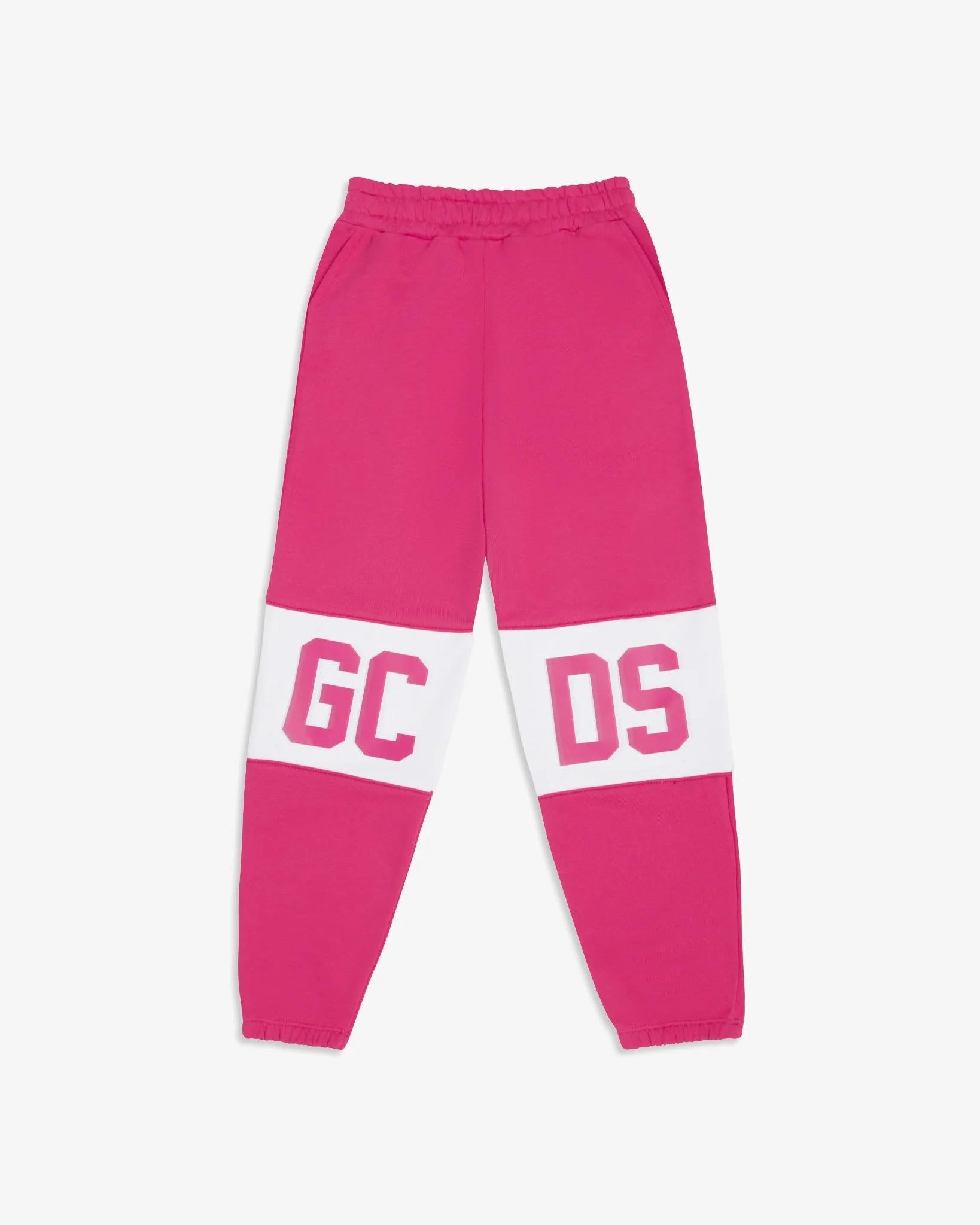 Gcds Pantaloni Tuta Band Logo Fucsia B2JU3017BA2 59 GCDS 
