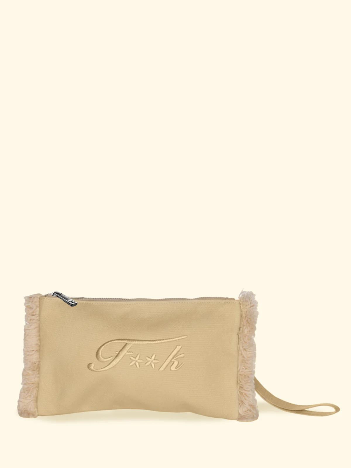 Mini Pochette Donna F**K Beige SW0115-BG FA26-SW0115 BG F**K 