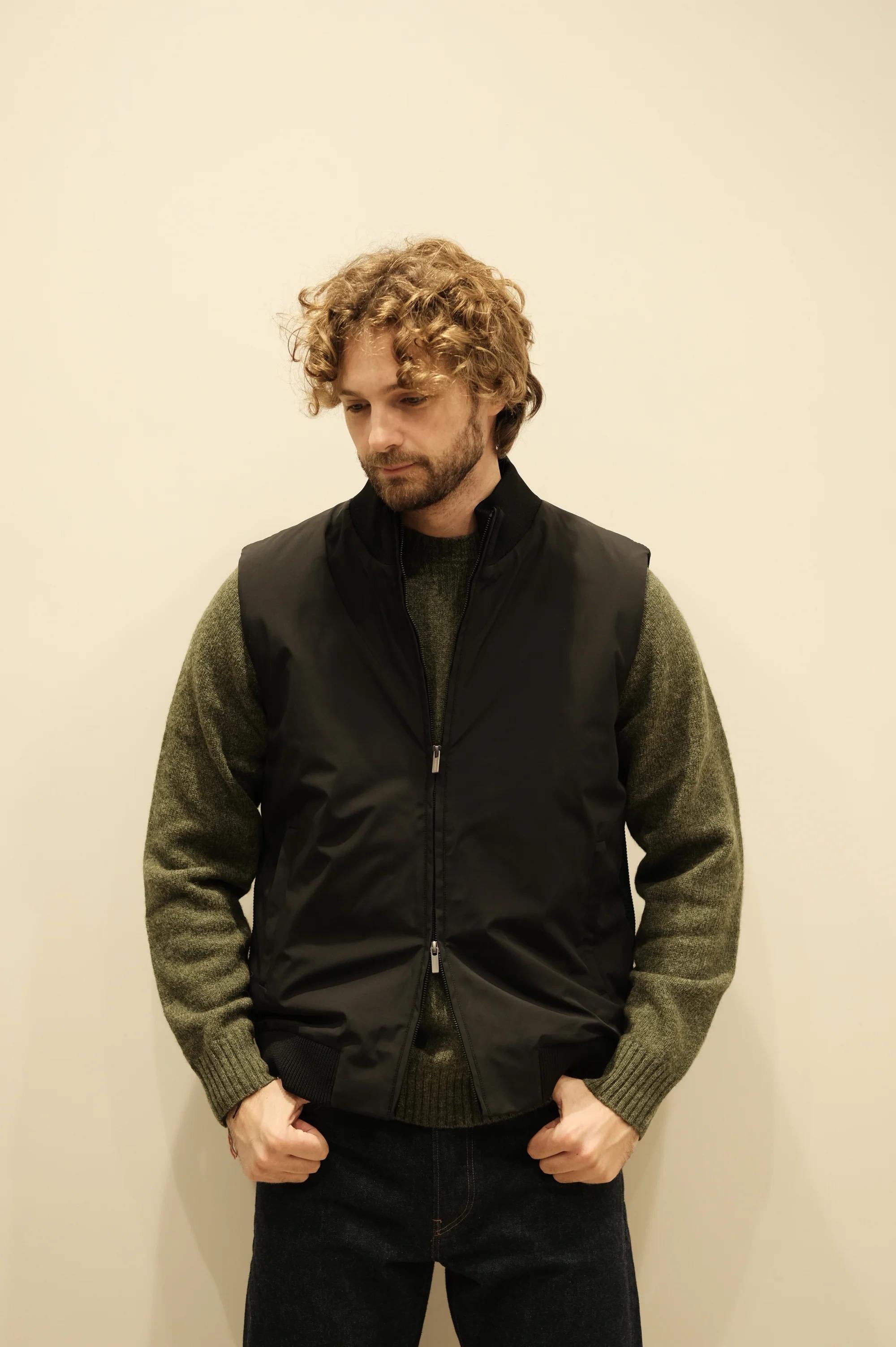 Jeordie's Gilet Nylon/Maglia Nero 00002-70761 999 JEORDIE'S 