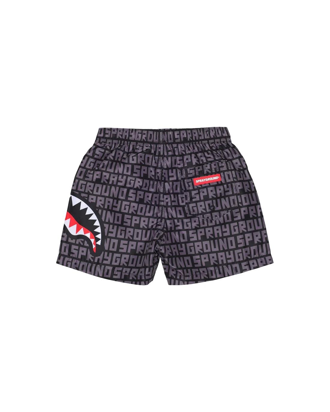 SHARK CENTRAL INFINITY SWIM TRUNKS GREY SPY1468 GREY SPRAYGROUND 