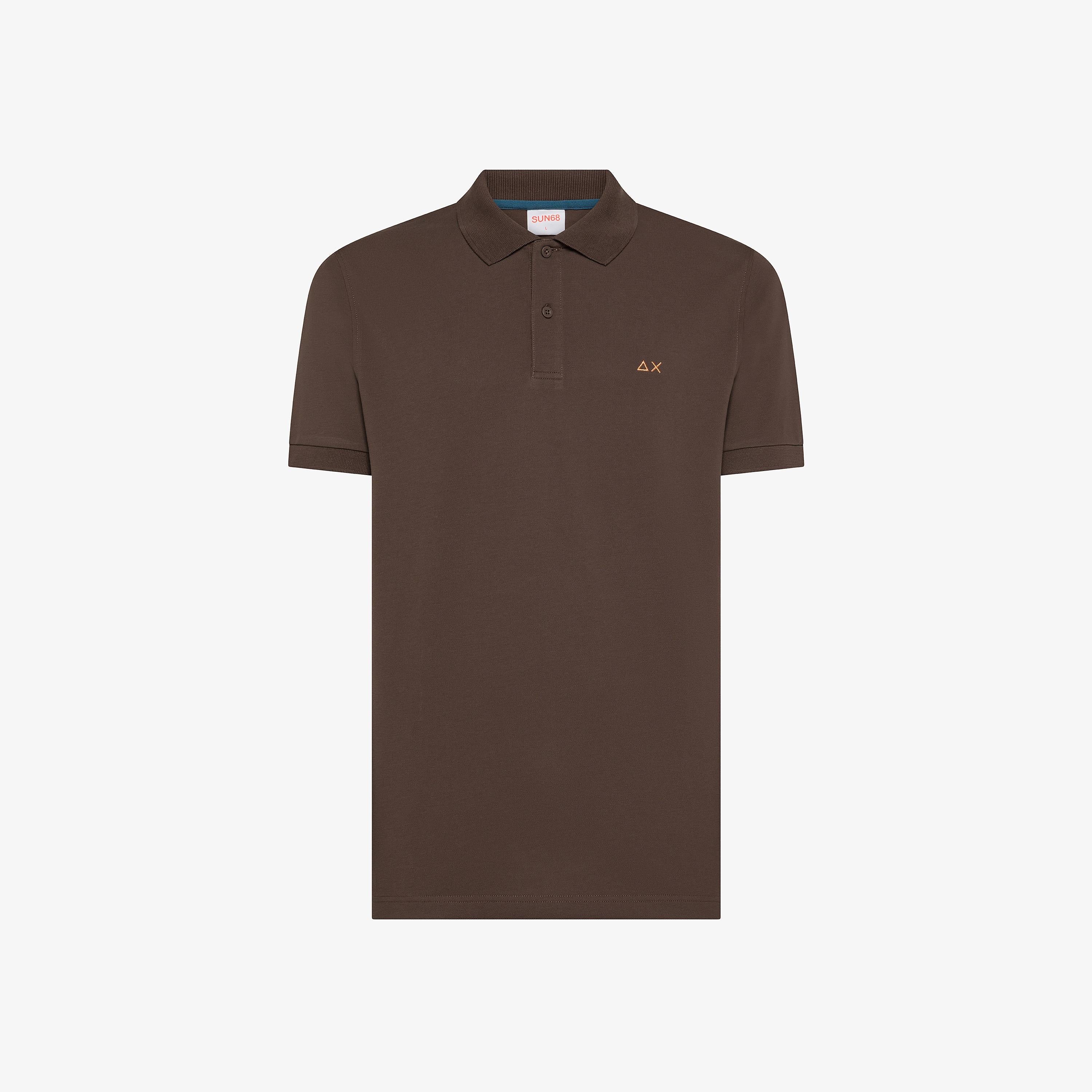 SUN68 Polo basic Marrone A36109 08 SUN 68 