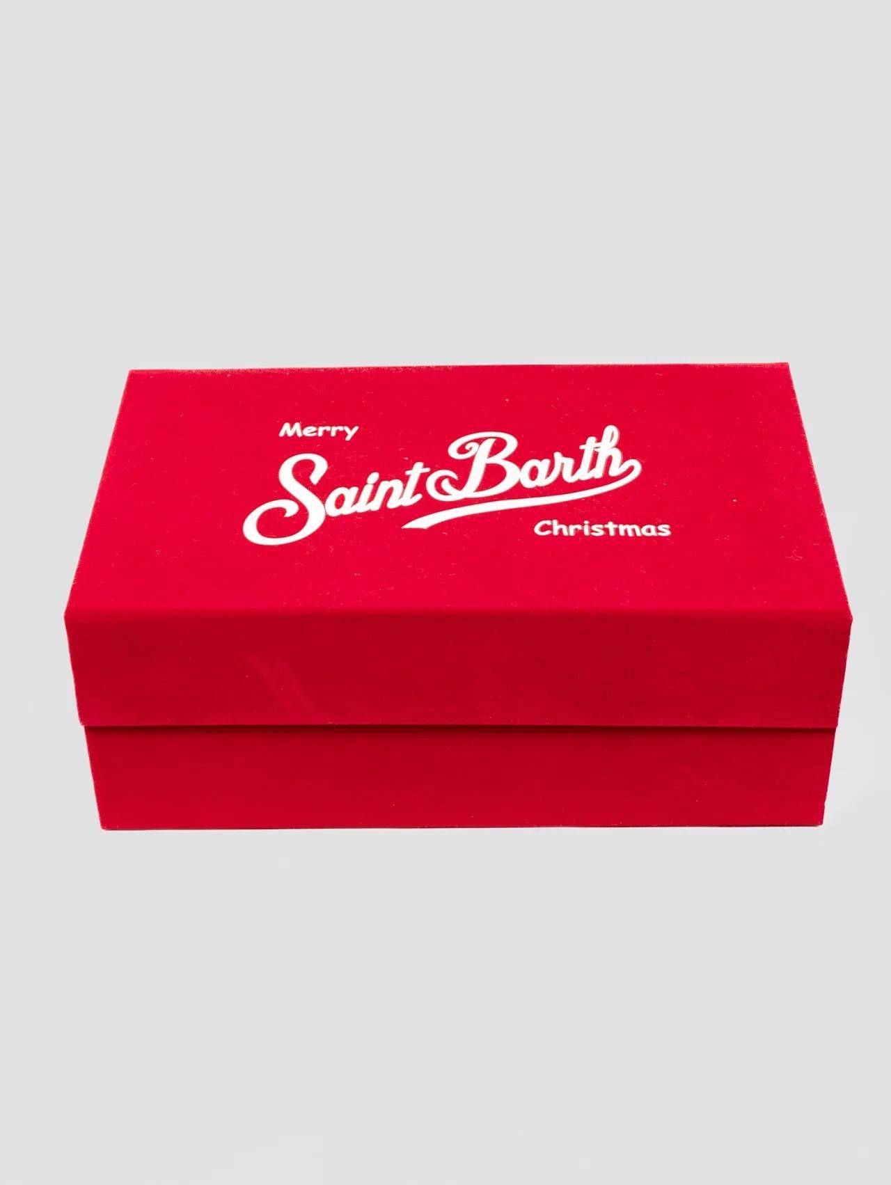 MC2 SAINT BARTH<BR/>Box con Cappello in Lana e Pochette Pied de Poule Beige BOX0022 03243I MC2 SAINT BARTH 