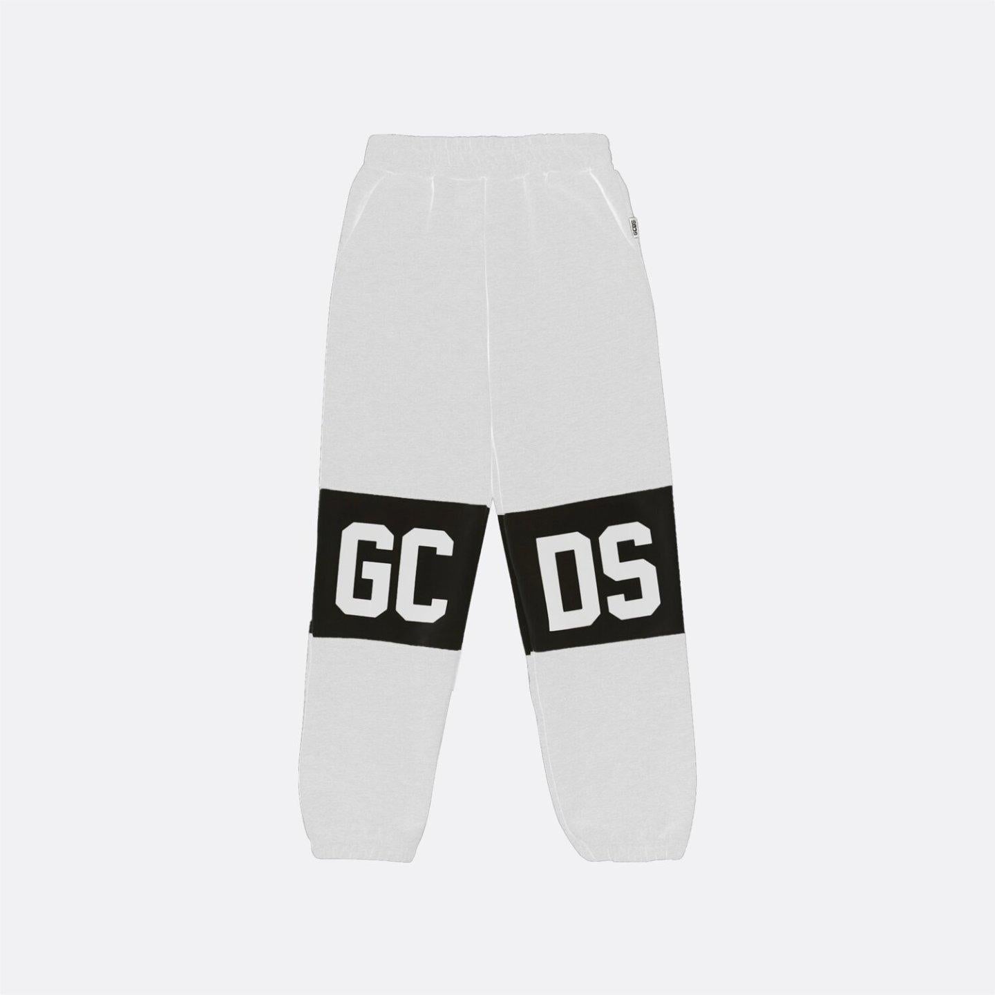 Gcds Pantaloni Tuta Band Logo Bone B2JU3017BA2 15 GCDS 