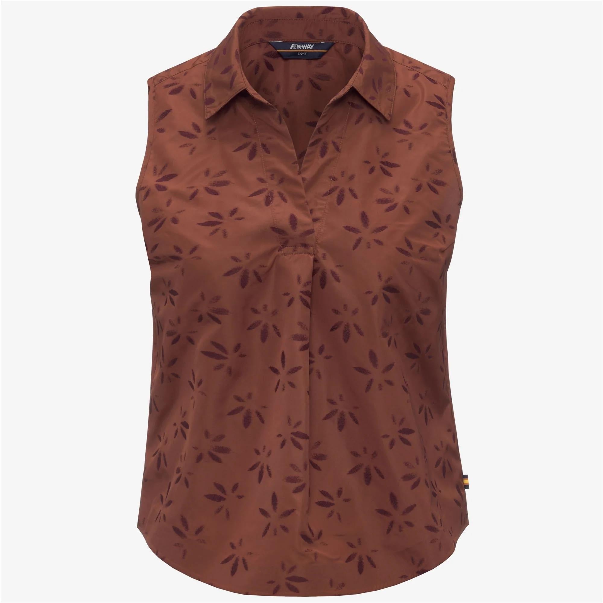 ANTY EMBY JACQUARD<BR/>BROWN-VIOLET JACQUARD K7137PW C39 K-WAY 