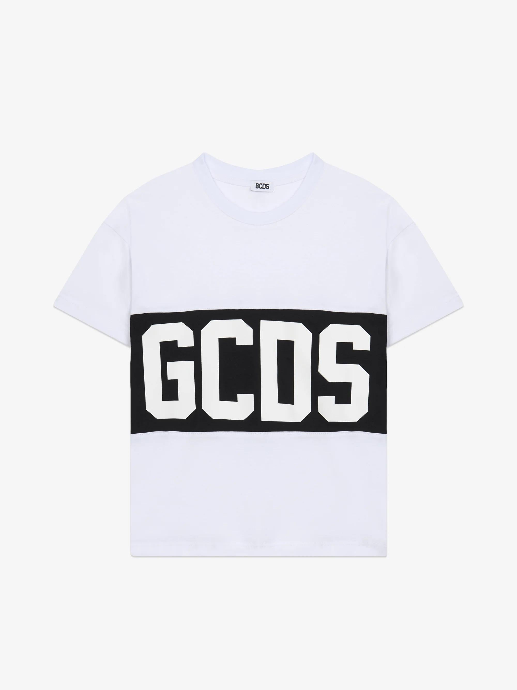GCDS T-shirt Band Logo BIANCA Z0UJQC585J105* 100B GCDS 