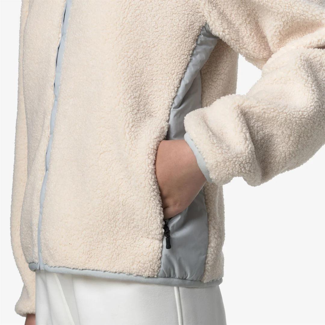 BERNARDINE 4.0 ORSETTO<BR/>GREY-ECRU K61343W B00 K-WAY 