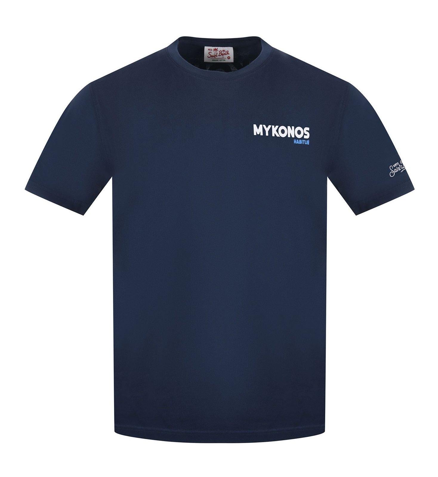 Mc2 Saint Barth<BR/>T-shirt Mc2 Saint Barth Mykonos Print PRL000202308L PRL0002 02308L MC2 SAINT BARTH 
