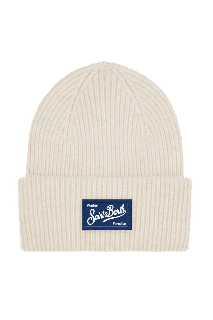 MC2 Saint Barth Kids<BR/>Berretto Berry Jr.white BRRR0001 02299I MC2 SAINT BARTH 