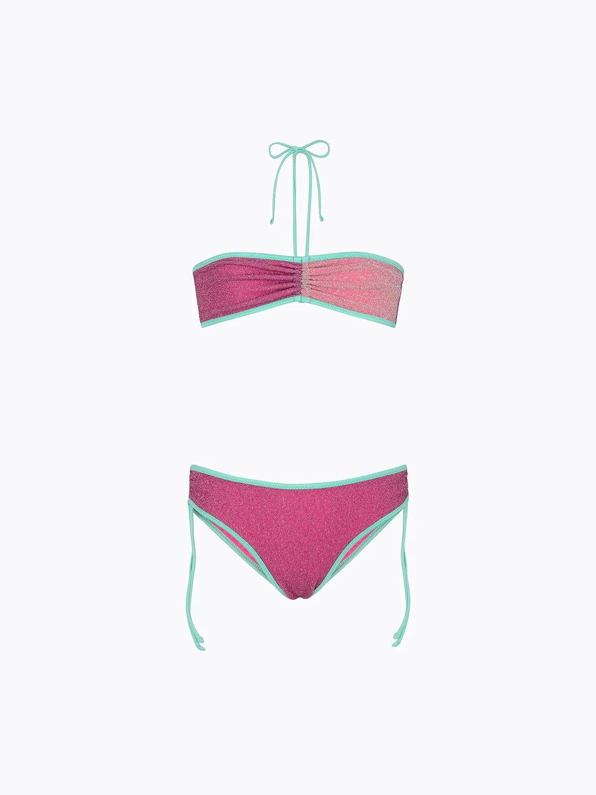 Bikini Bambina F**K Top con Slip Fisso Viola SG0621-PR FJ26-SG0621PR PR F**K 