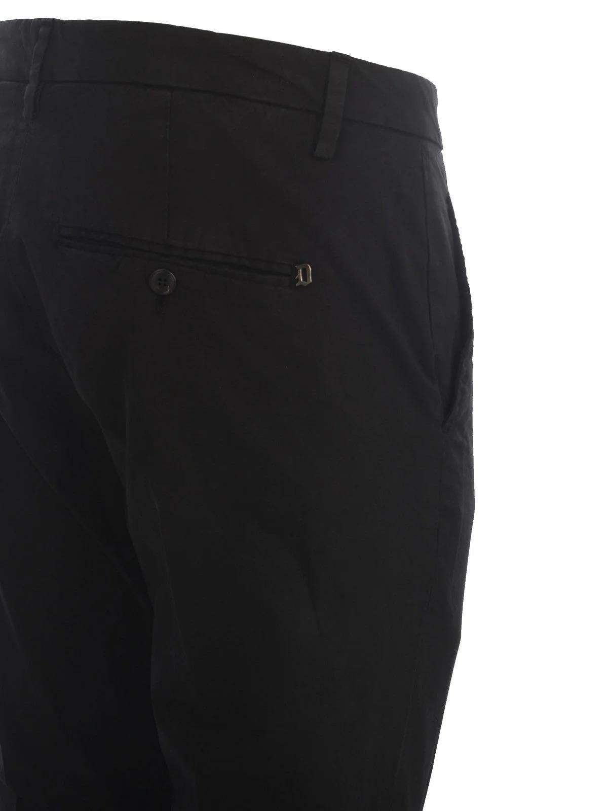 DONDUP Pantalone Uomo Gaubert UP235 OS0112U 002 999 Nero UP235-OS0112U-002 999 DONDUP 