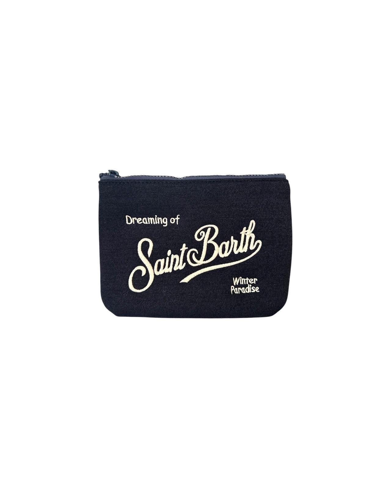 MC2 SAINT BARTH Pochette Aline Denim nero ALI0031 02722I MC2 SAINT BARTH 