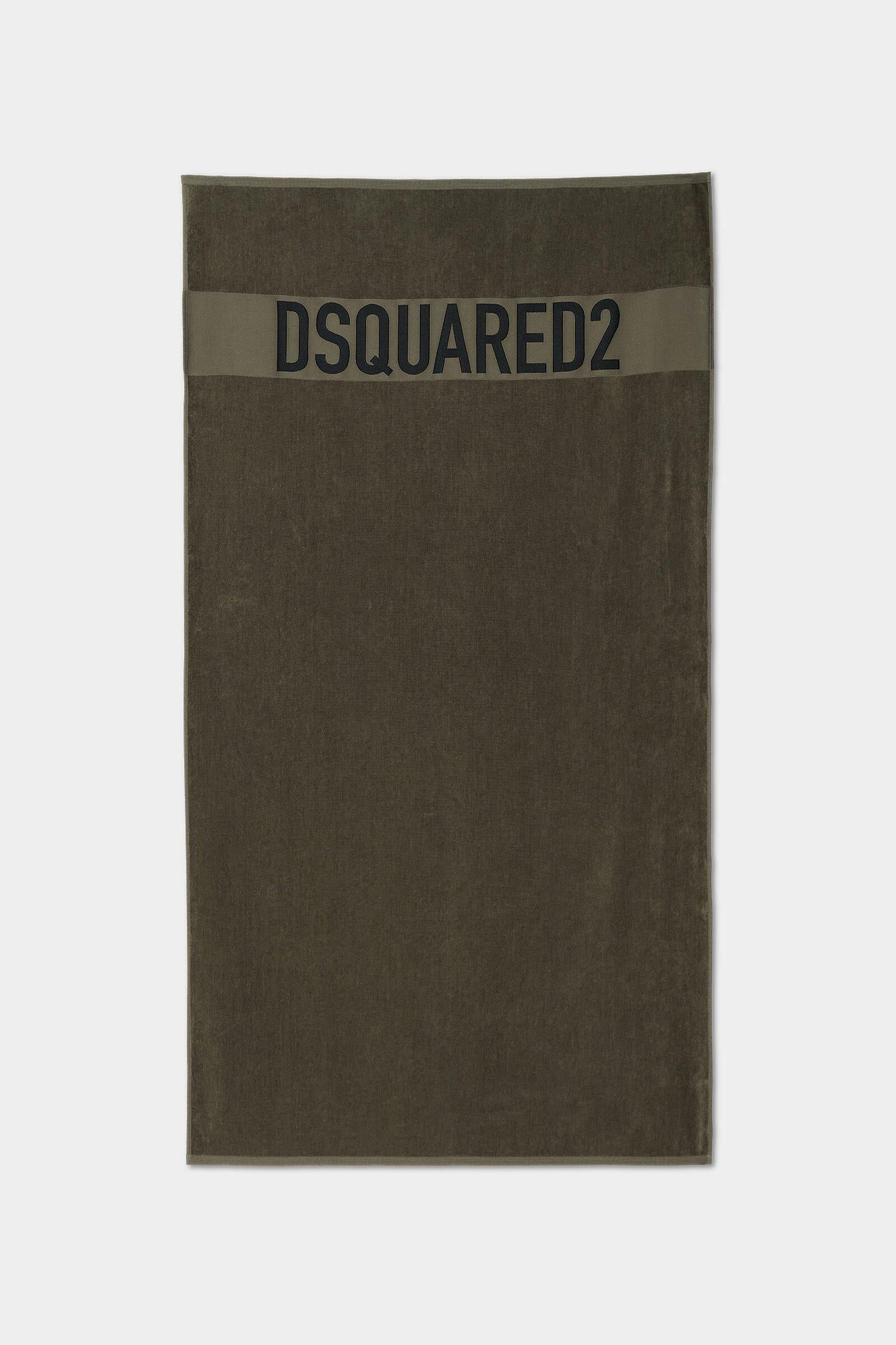 Telo mare Dsquared2 verde militare