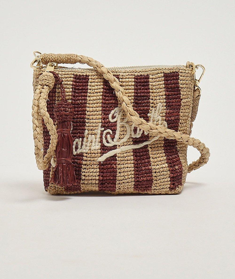 MC2 SAINT BARTH DONNA<BR/>Pouch in Rafia intrecciata naturale RAFP001 09042L MC2 SAINT BARTH 