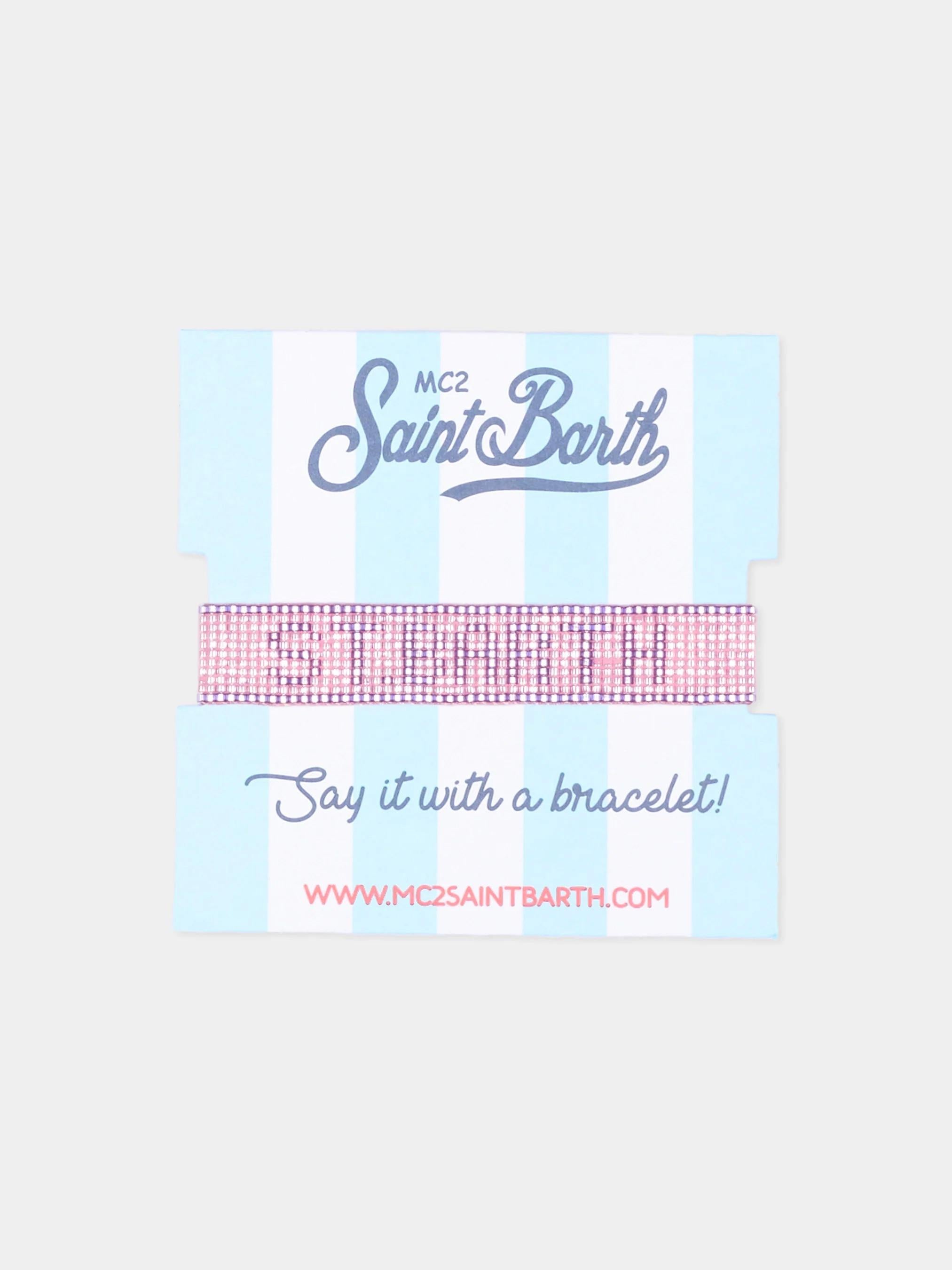 Mc2 Saint Barth<BR/>Bracciale rosa Pearls Bracelet PEABC001 03429L MC2 SAINT BARTH 