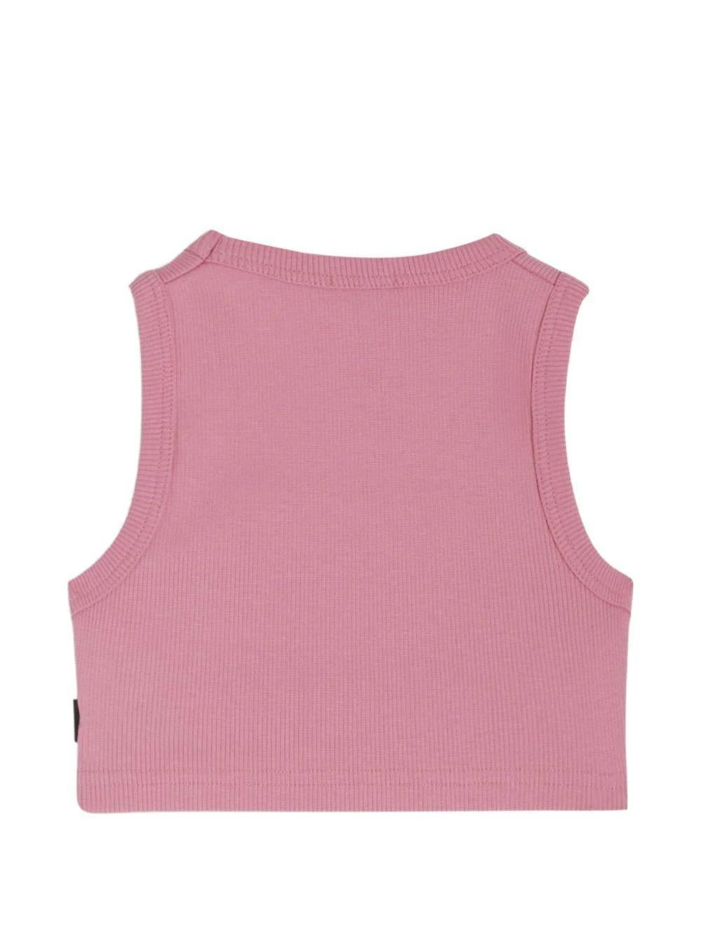 Gcds Kids<BR/>Canotta rosa per bambina C1GJQG572T103 542P GCDS 