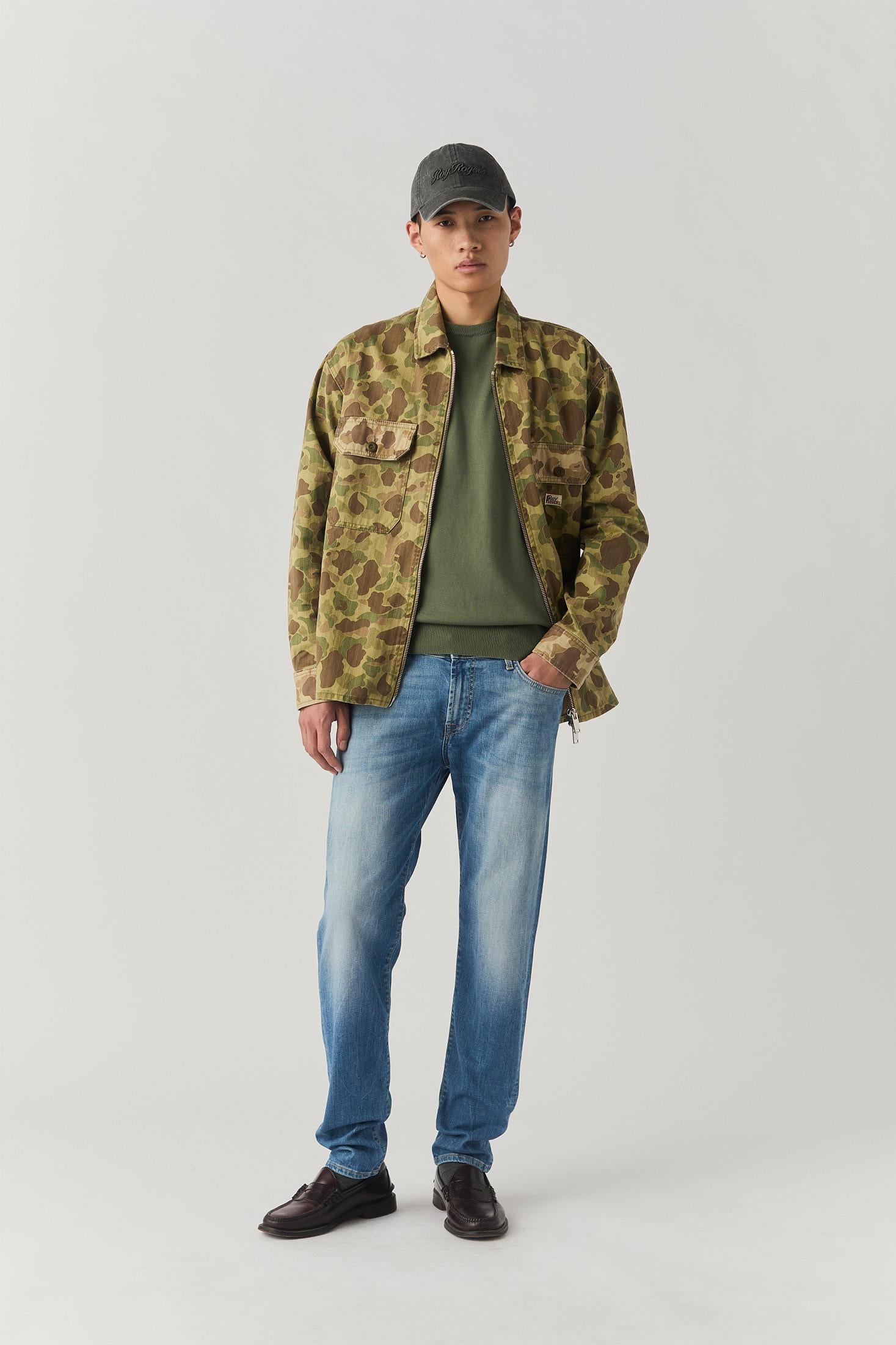 517 Man Denim Elast.April Denim RRU075D5982617 C0999 ROY ROGER'S 