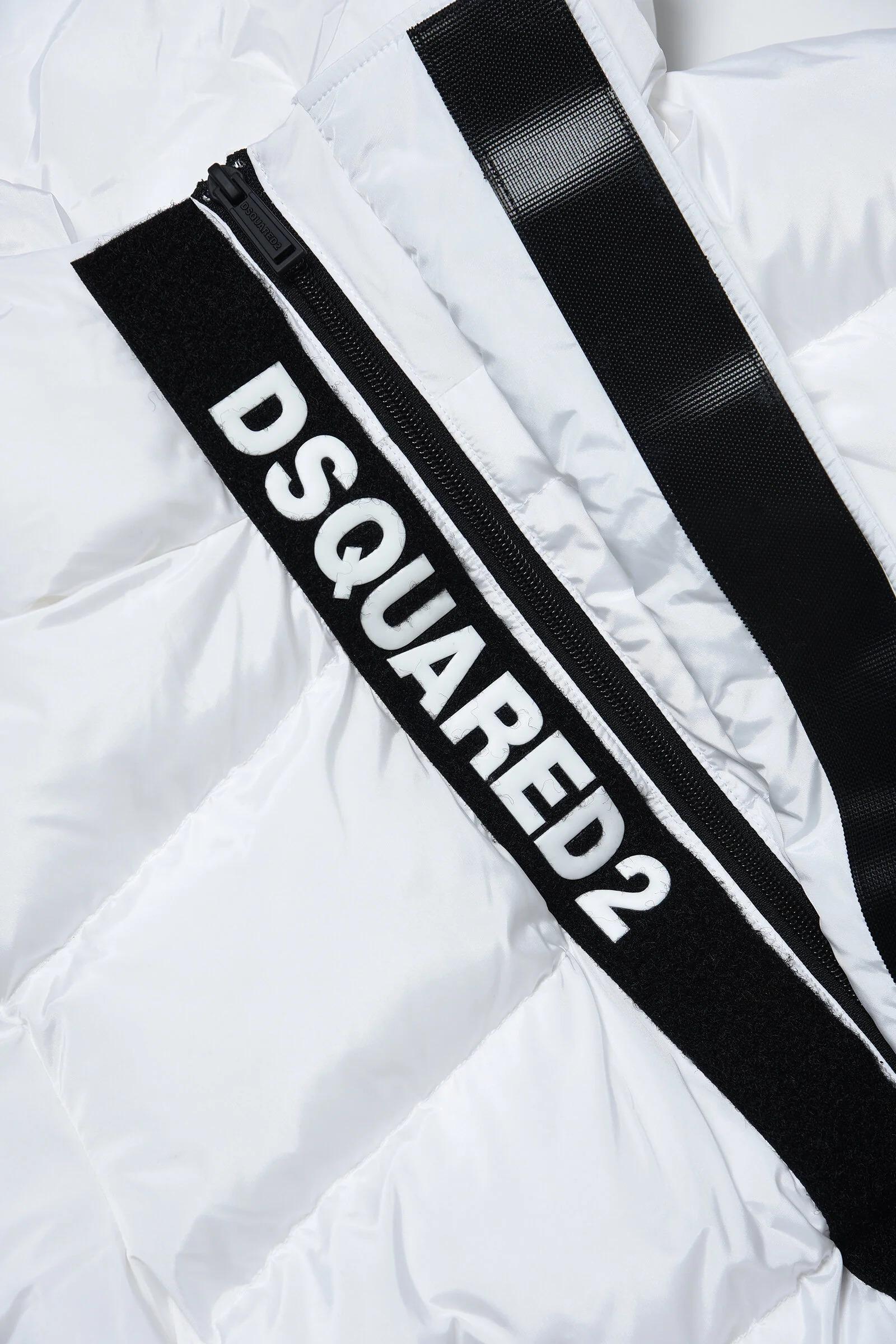 D2Kids Down Jacket  bianco DQ1090-D00BN DQ100 DSQUARED KID 
