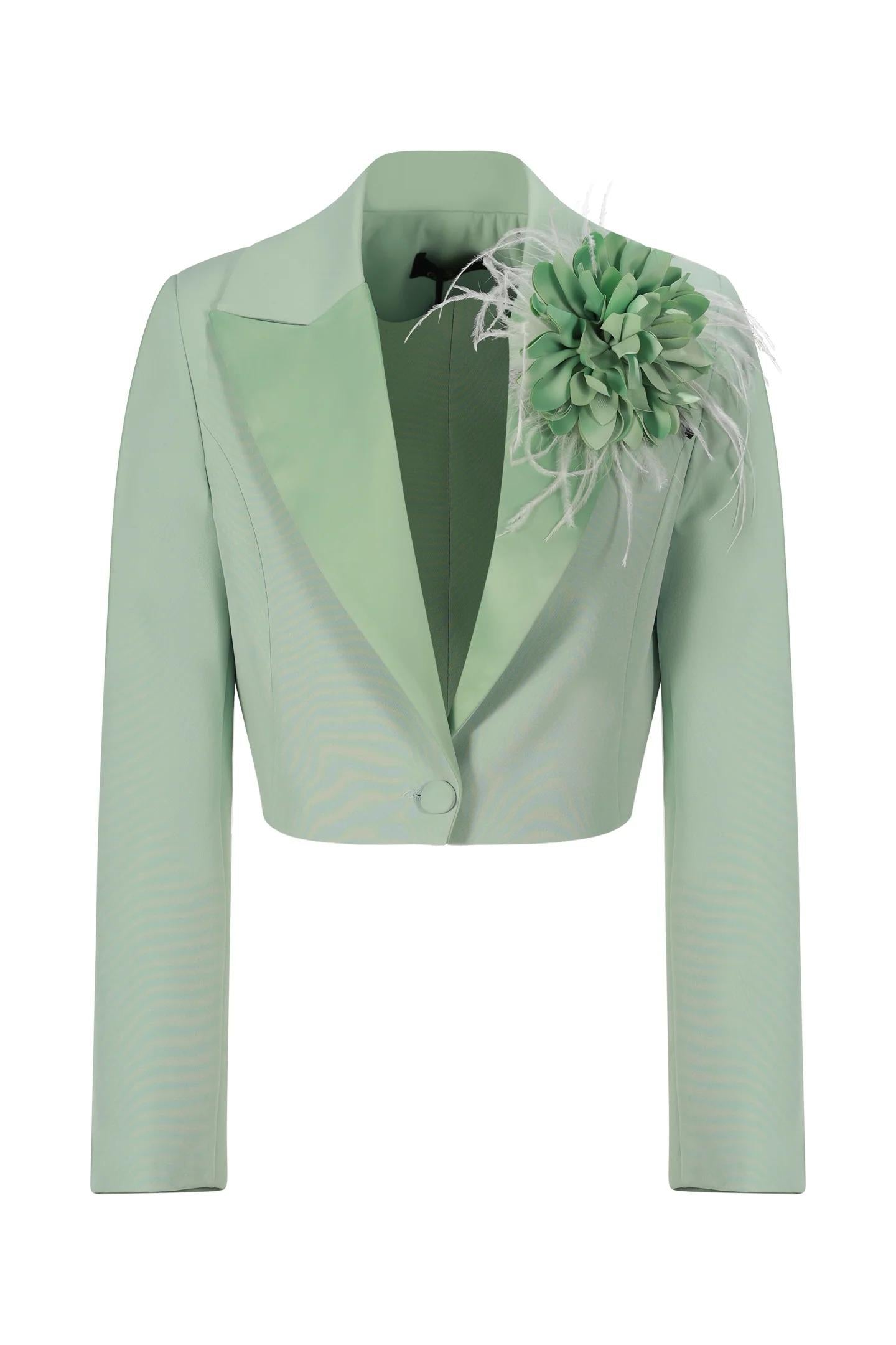 Giacca Fun&Fun Menta Couture Bambina - Premium SS26 FNCJJK02852 MINT Fun fun couture 
