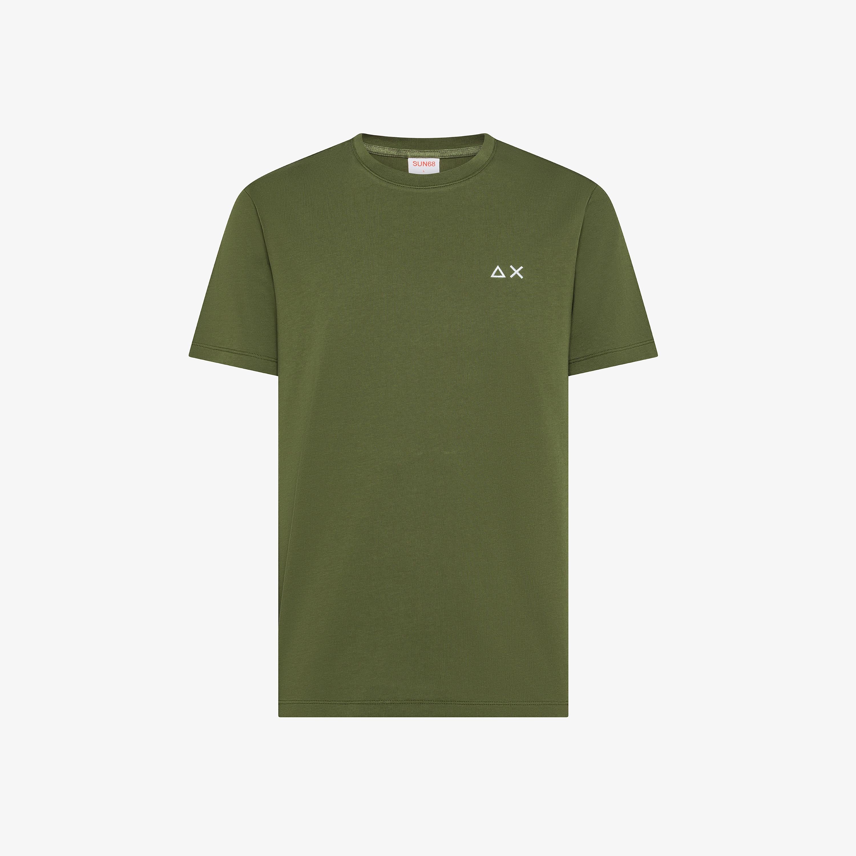 SUN68 T-shirt big logo Verde Scuro T36104 37 SUN 68 