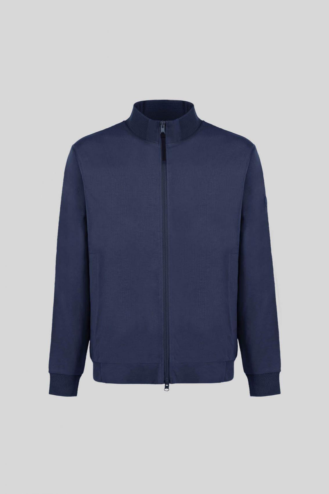 FELPA CON ZIP COLLO IN PIEDI SAKU PF722 NAVY BLUE SAKU-PF722 790 PEOPLE OF SHIBUYA 