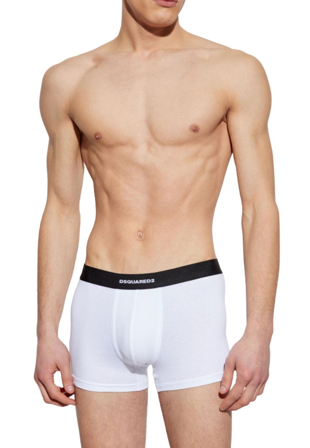 BOXER BIANCO DSQUARED2 DCX210070 100 DSQUARED 