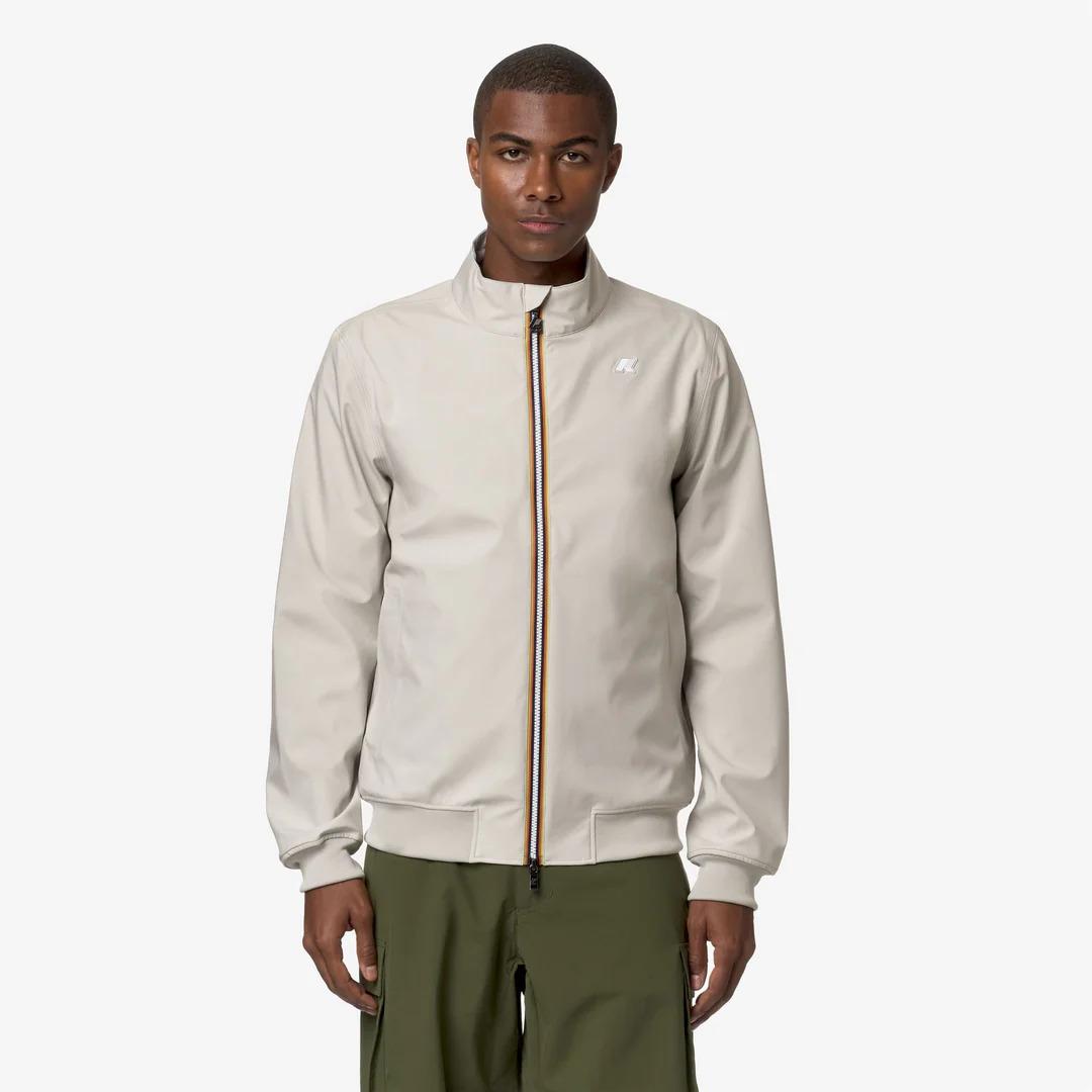 ARSENE BONDED JERSEY<BR/>BEIGE LT K5123HW 634 K-WAY 