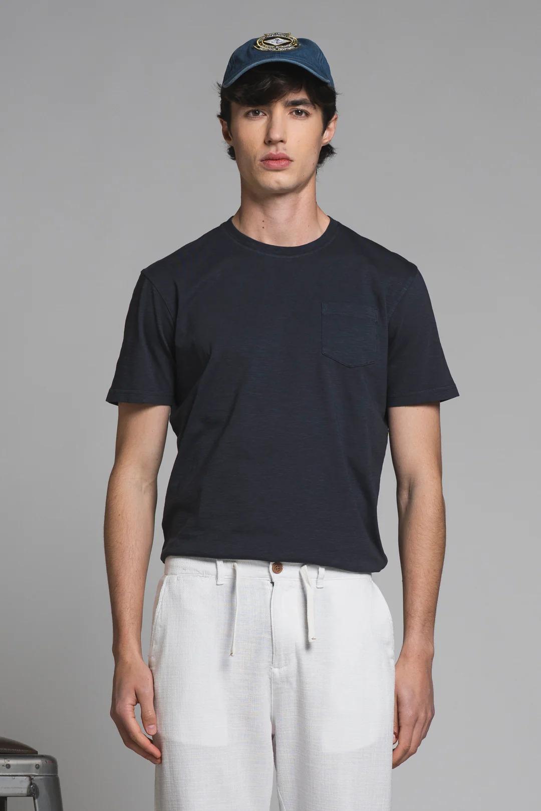 MILES CHINO LONG IN COTTON DOBBY WHITE IM26SSPM-MILES-DOB C24 IMPURE 