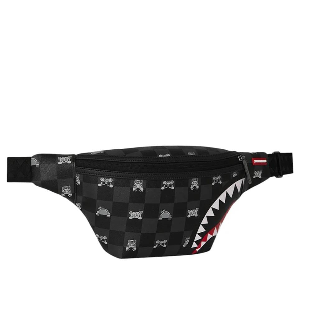 SPRAYGROUND Marsupio GRAY PEEKING CHARACTER CHECK SAVVY 910B8912NSZ 910B8912NSZ V.UNICA SPRAYGROUND 
