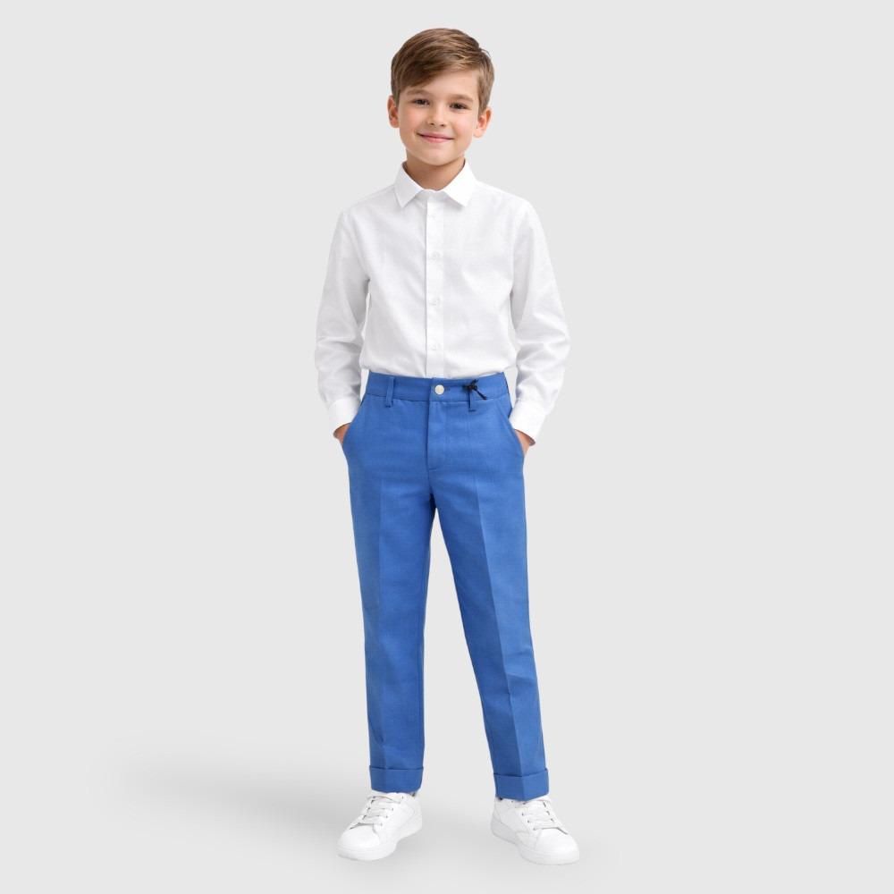 Camicia Daniele Alessandrini Kids colore Bianco 1235C00516 WHITE DANIELE ALESSANDRINI 
