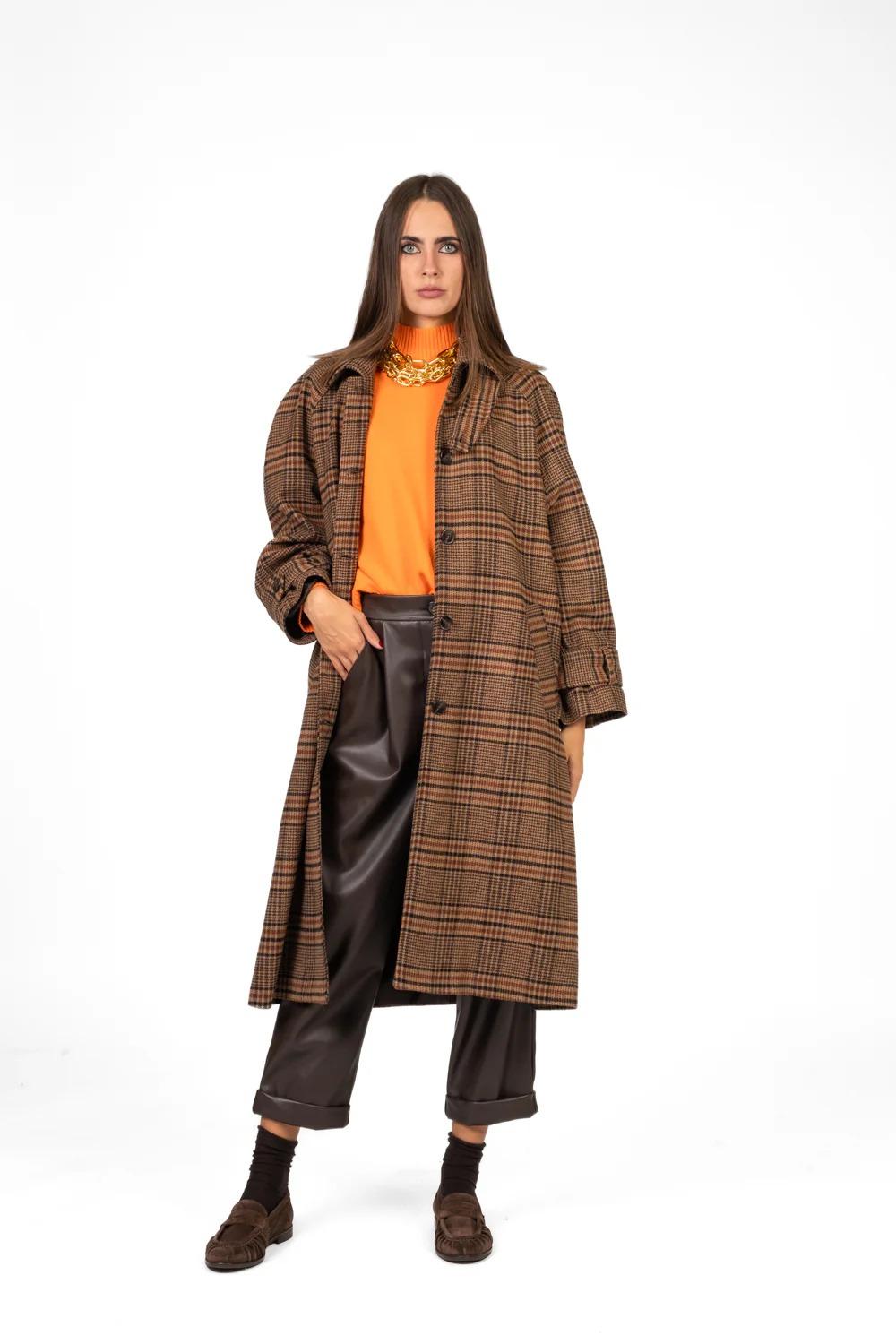 VICOLO-Dolcevita Maniche a Martello Arancio 77063 ARANCIONE VICOLO 