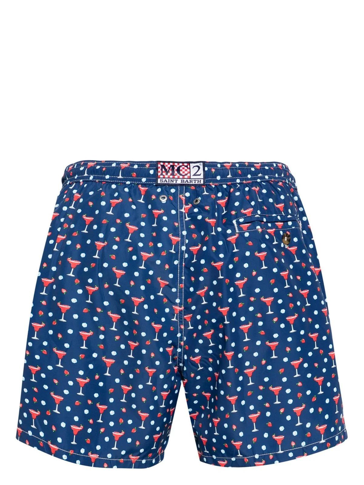 MC2 SAINT BARTH Costume da bagno Uomo LIGHTING MICRO FANTASY 01706F Blu LIG0003 01706F MC2 SAINT BARTH 