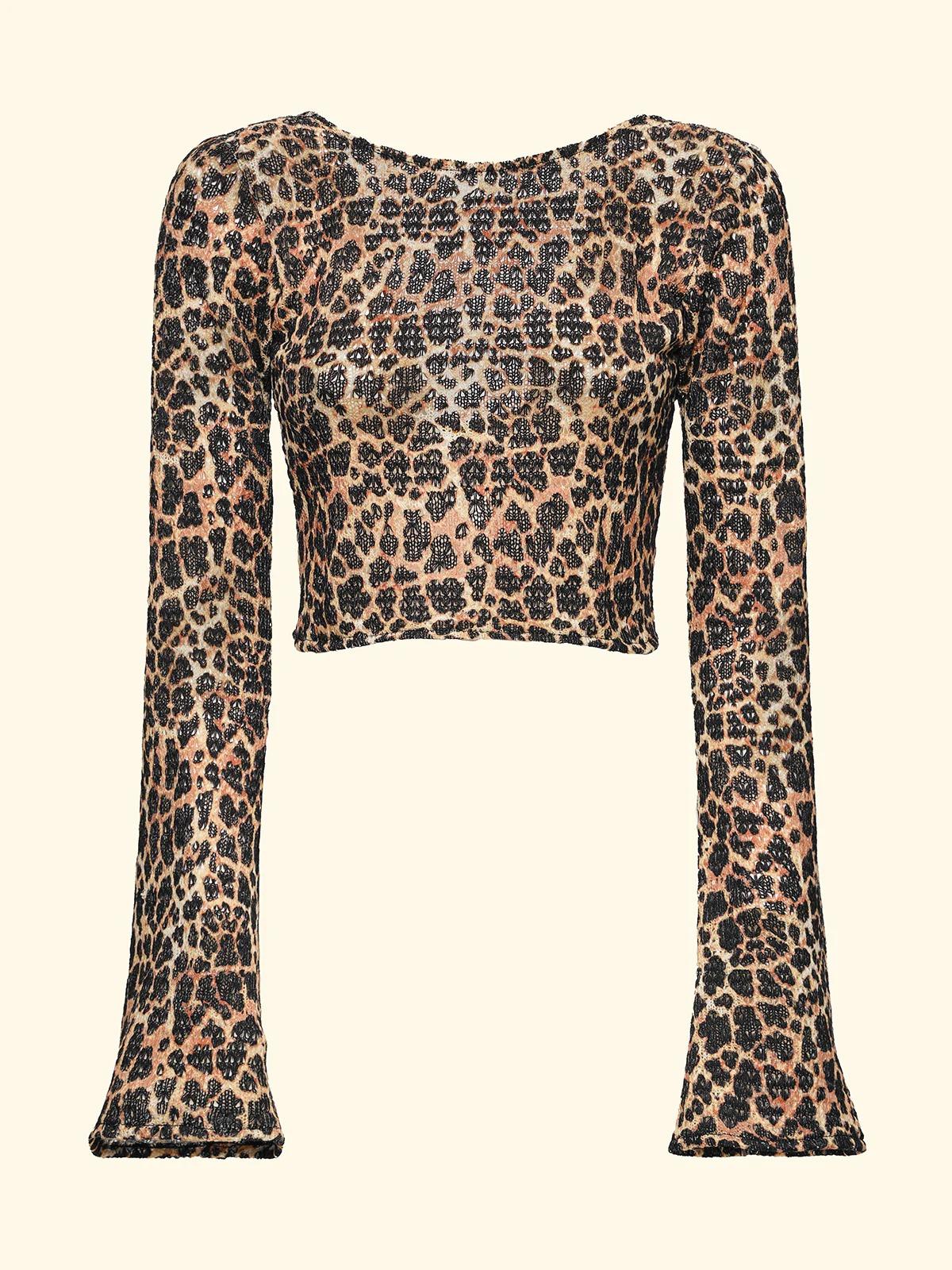 Crop Top Manica Lunga Donna F**K Fantasia SW0136-X01 FK26-SW0136 X01 F**K 