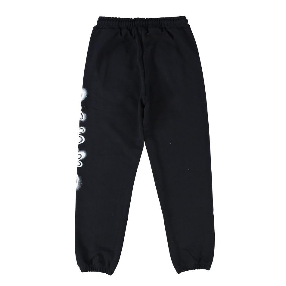 DISCLAIMER PANTALONE IN FELPA  DISCLAIMER NERO 26EDK58803 NERO-ST.BIANCA DISCLAIMER 