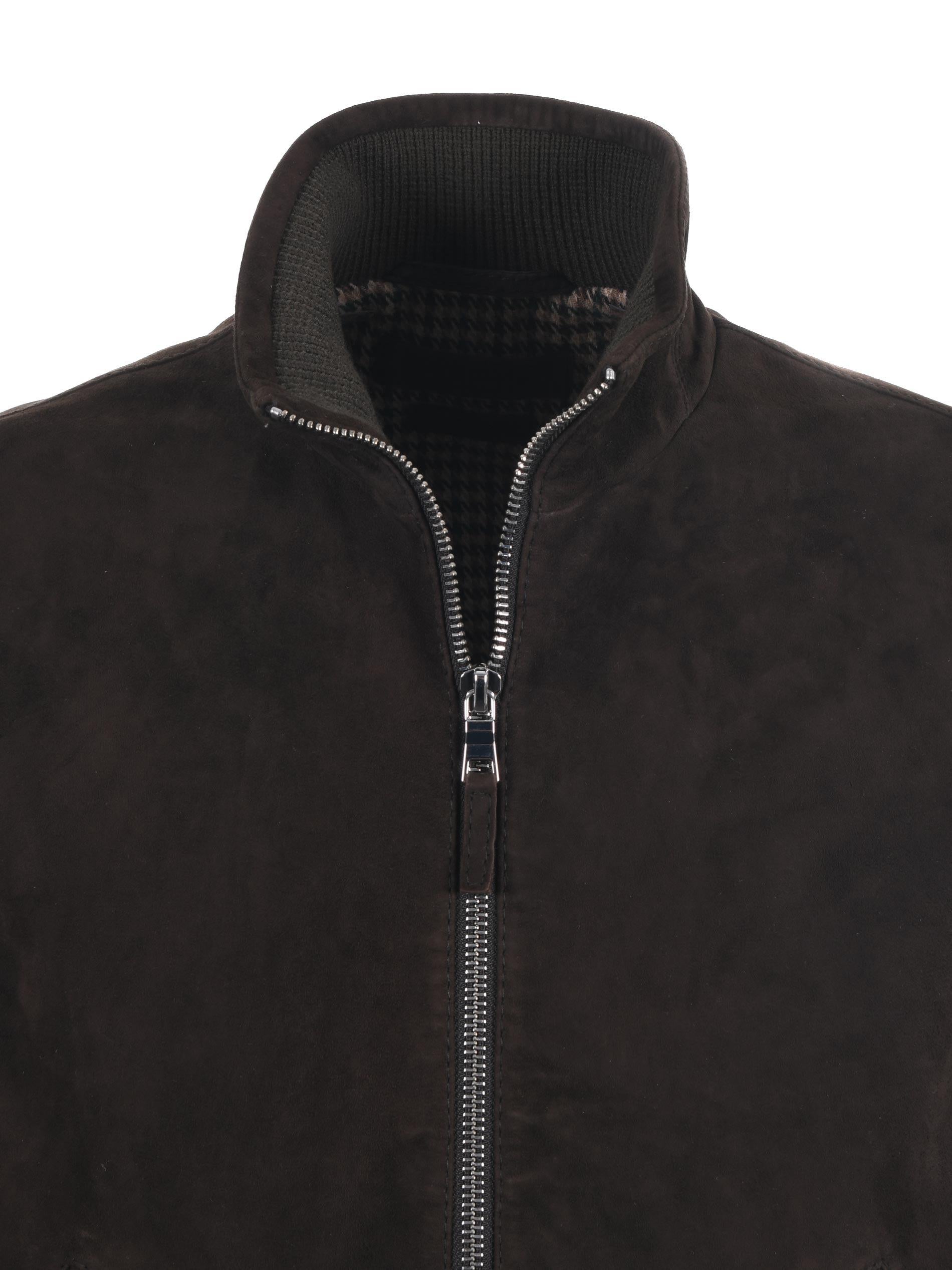 Giubbotto The Jack Leathers "tobia" in pelle scamosciata MARRONE TOBI 86 THE JACK LEATHERS 