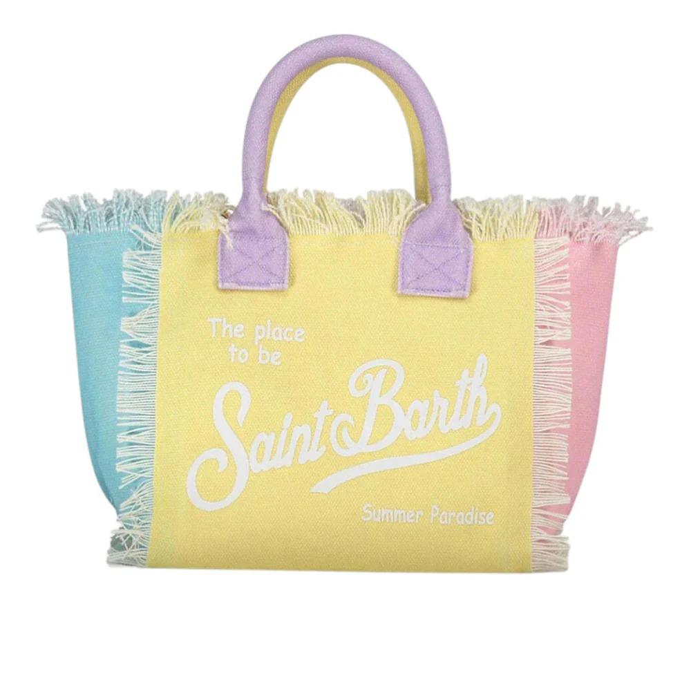 Mc2 Saint Barth Borsa Colette In Canvas Con Fantasia Color Block COL0001/02576L COL0001 02576L MC2 SAINT BARTH 