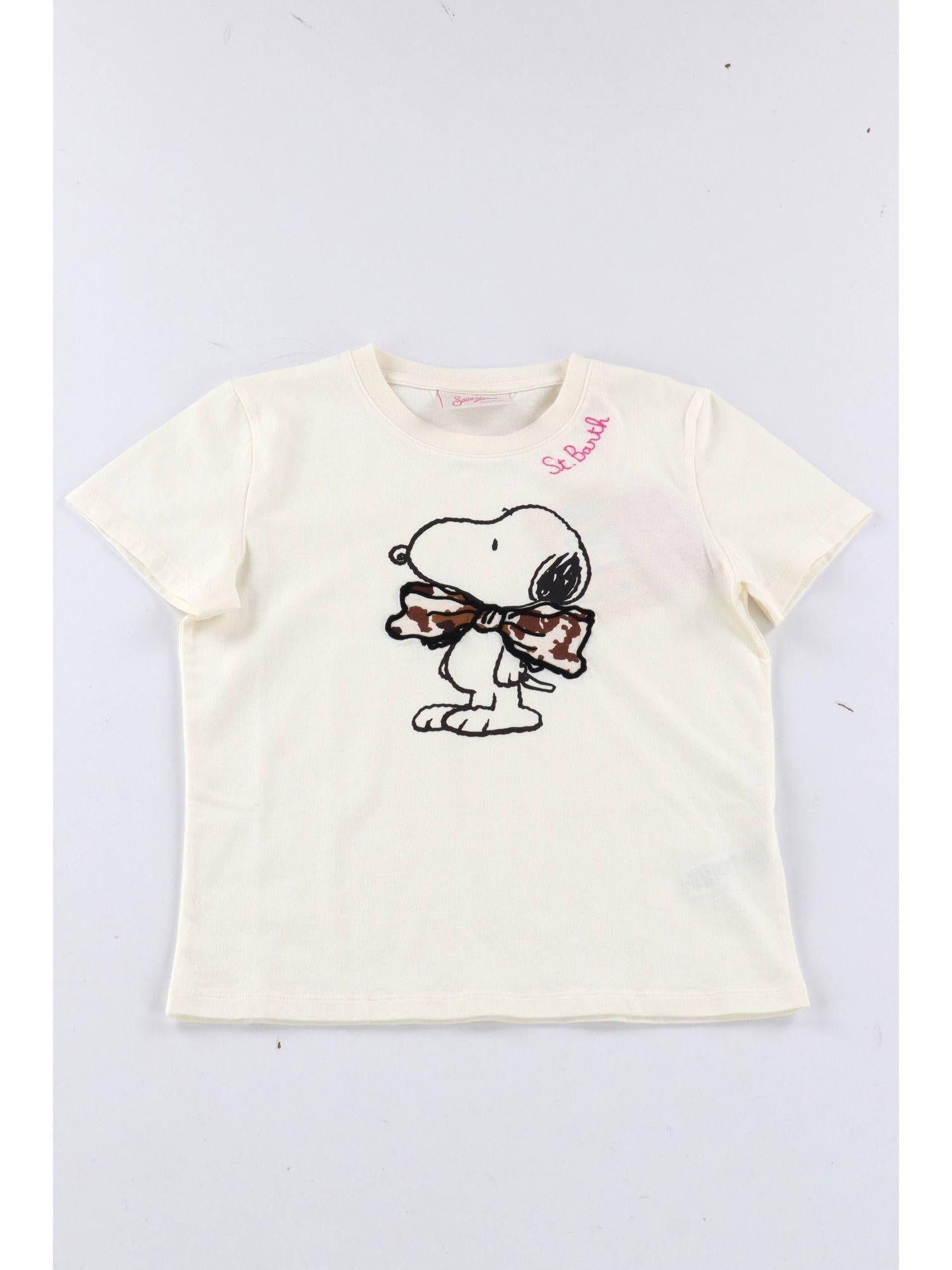 T-shirt Mc2 Saint Barth ELLY001 02119L da bambina bianca ELLY001 02119L MC2 SAINT BARTH 
