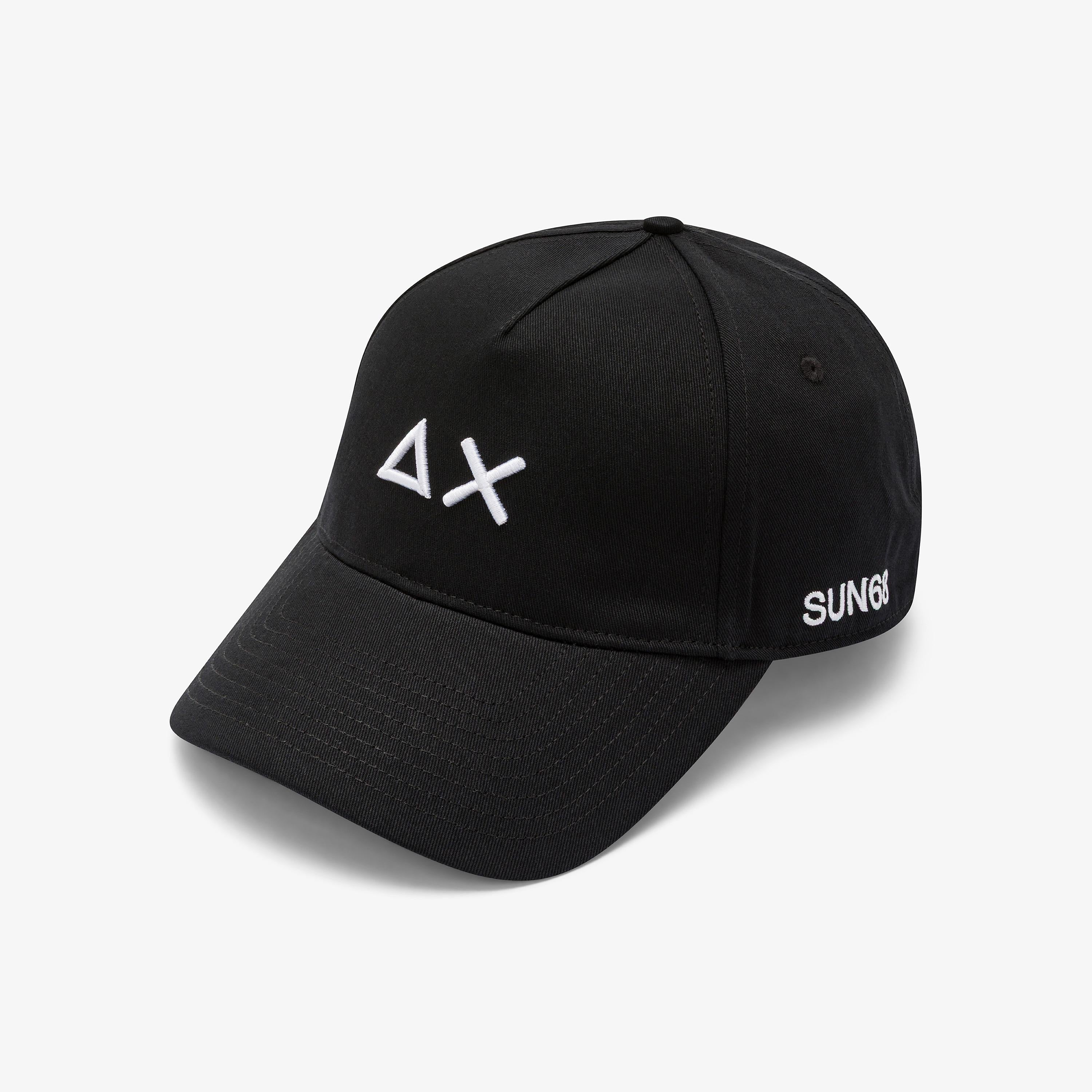 SUN68 Beach cap logo ax Nero X36126 11 SUN 68 