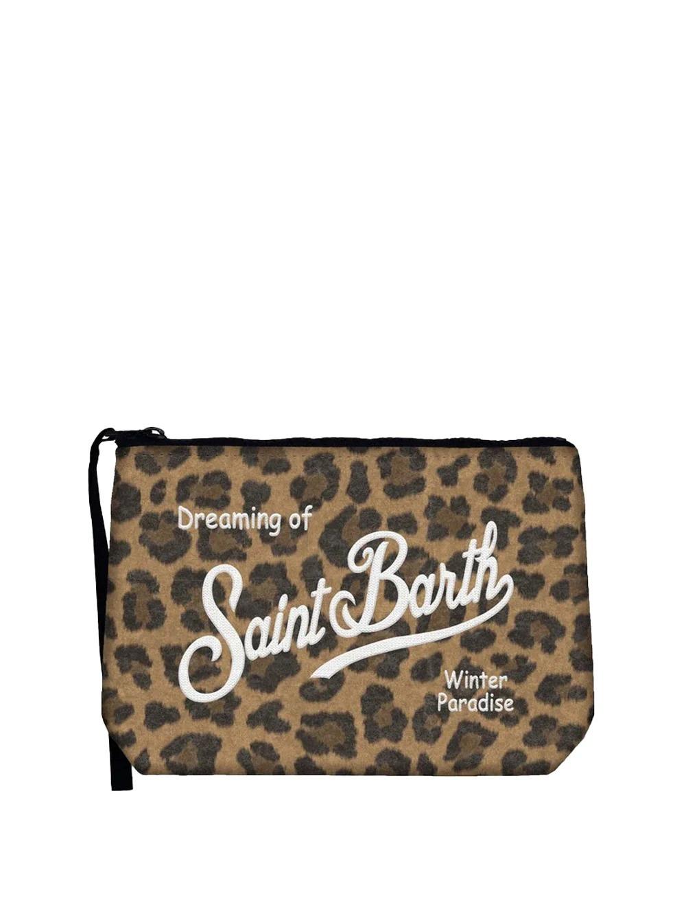 pochette Donna Saint Barth ALINE_FELT-01351I Leo 18 EMB ALI0028 01351I MC2 SAINT BARTH 
