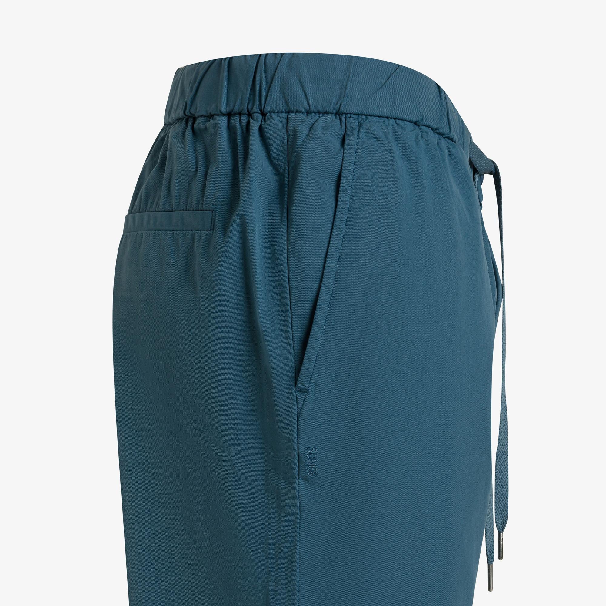 Pantaloni sun68  in cotone blu navy P35104 07 SUN 68 
