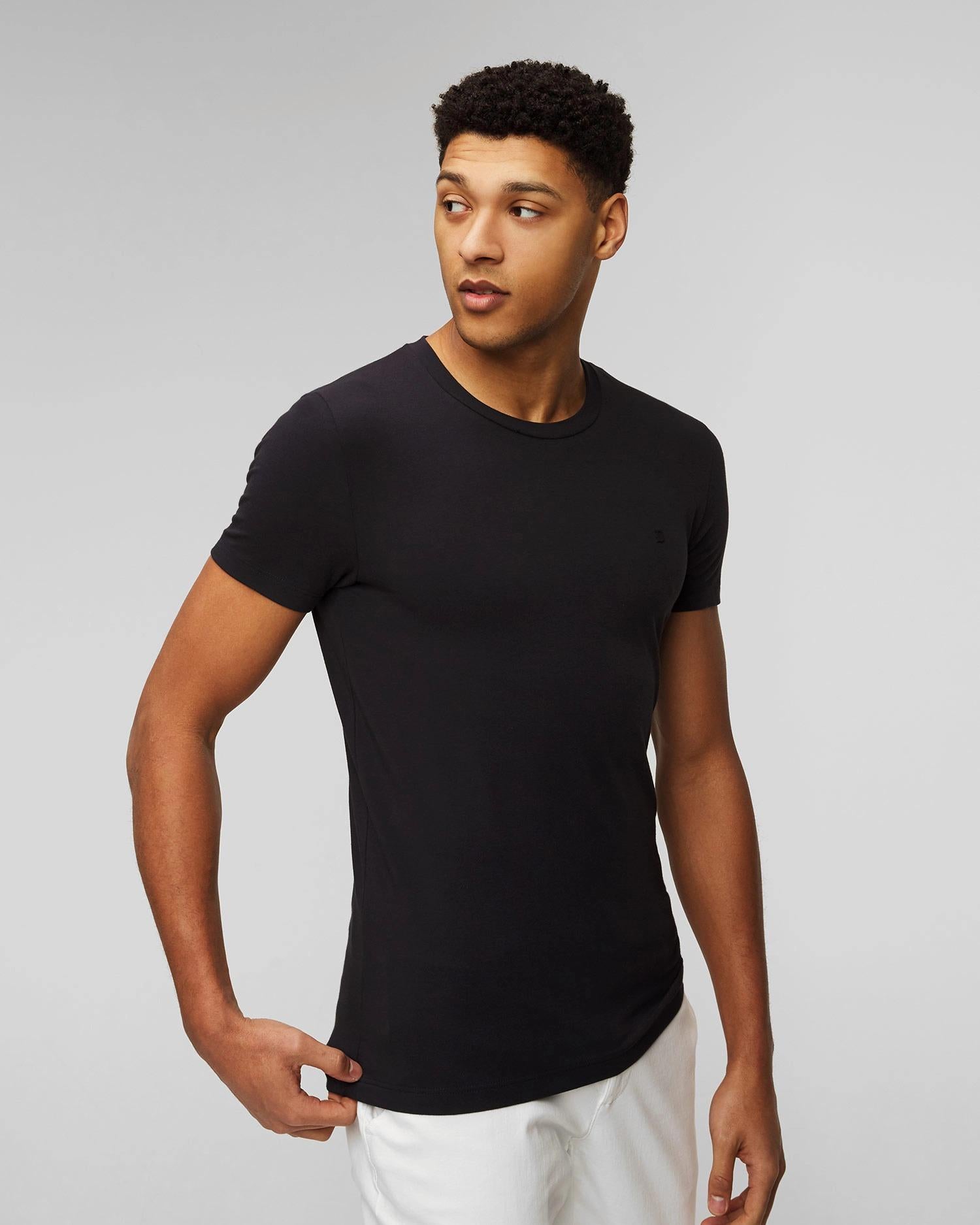 T-shirt bianca da uomo Dondup Blu US221-JS0125U-ZL4 890 DONDUP 