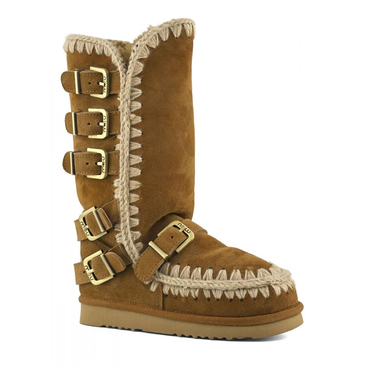 Eskimo 40 buckle straps Cognac F25-MU.FW101137A COG MOu 