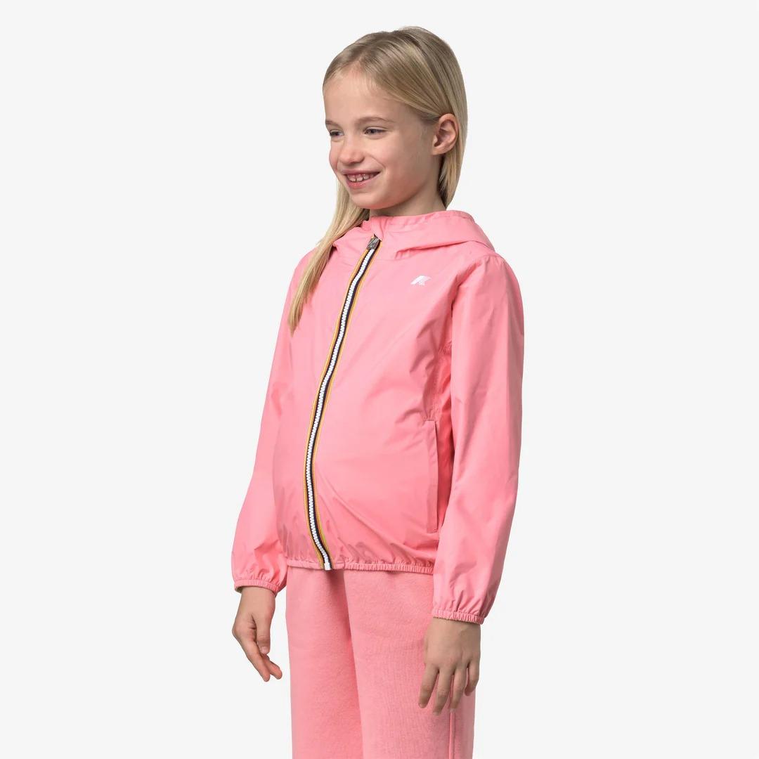 P. LILY PLUS.2 REVERSIBLE<BR/>PINK GERANIUM-YELLOW LIME K61313W C0W K-WAY 