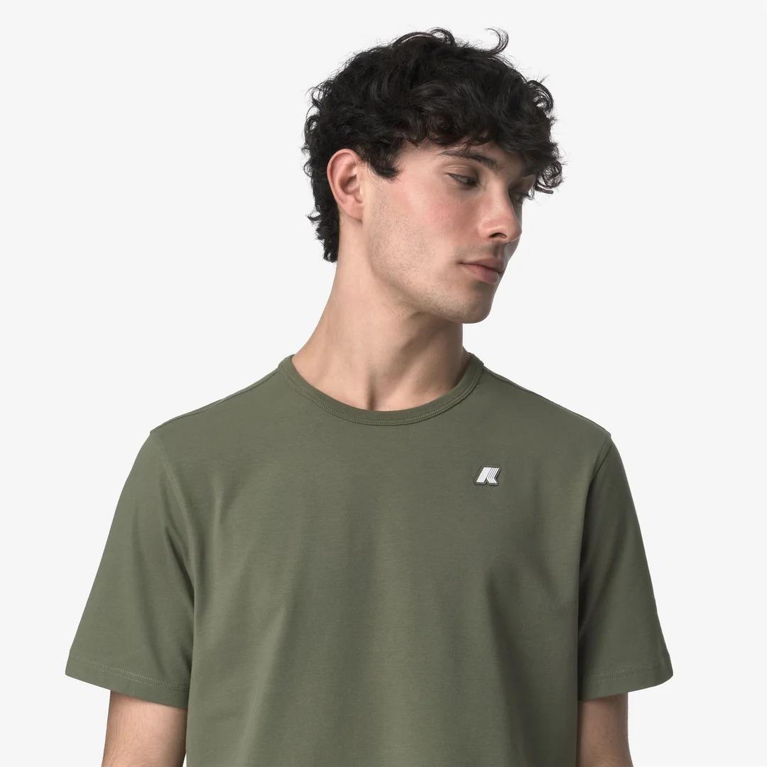 ADAME LIGHT STRETCH JERSEY<BR/>GREEN LICHEN K71349W V15 K-WAY 