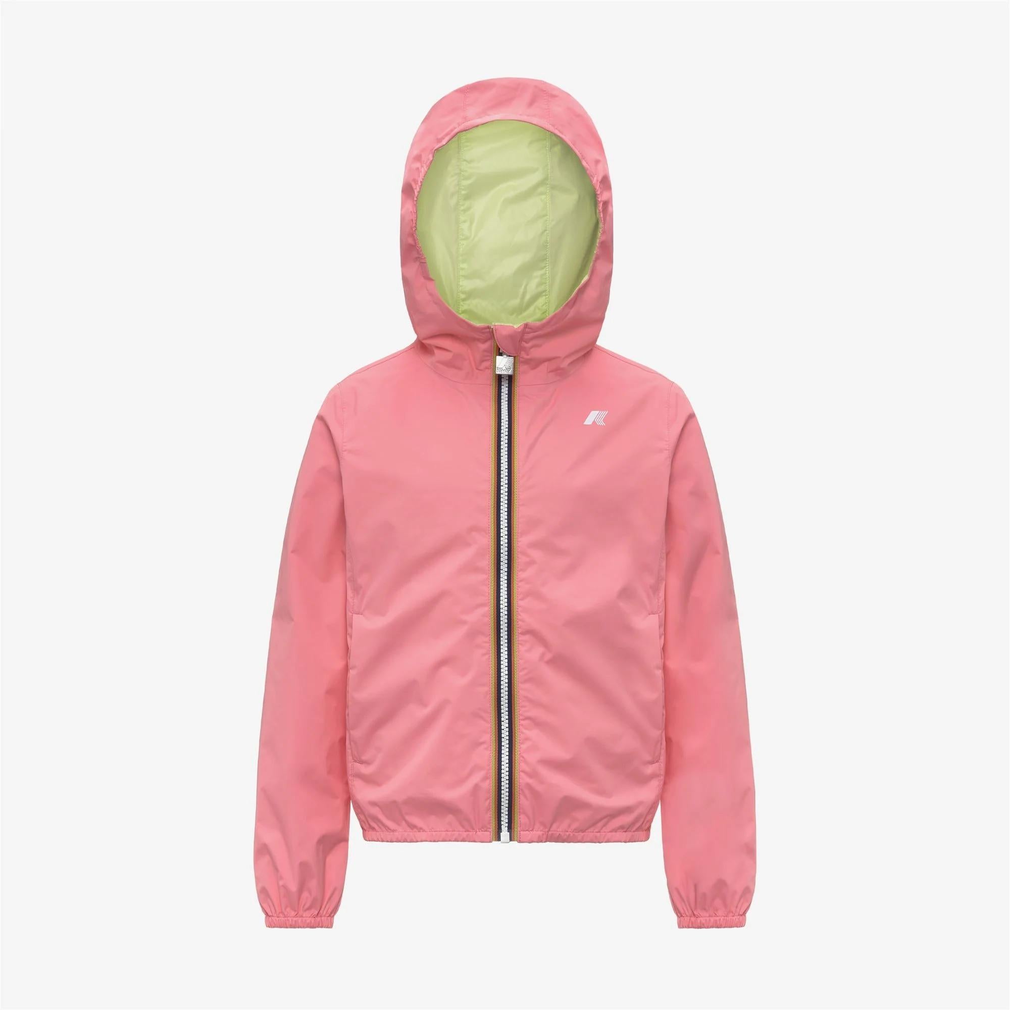 P. LILY PLUS.2 REVERSIBLE<BR/>PINK GERANIUM-YELLOW LIME K61313W C0W K-WAY 