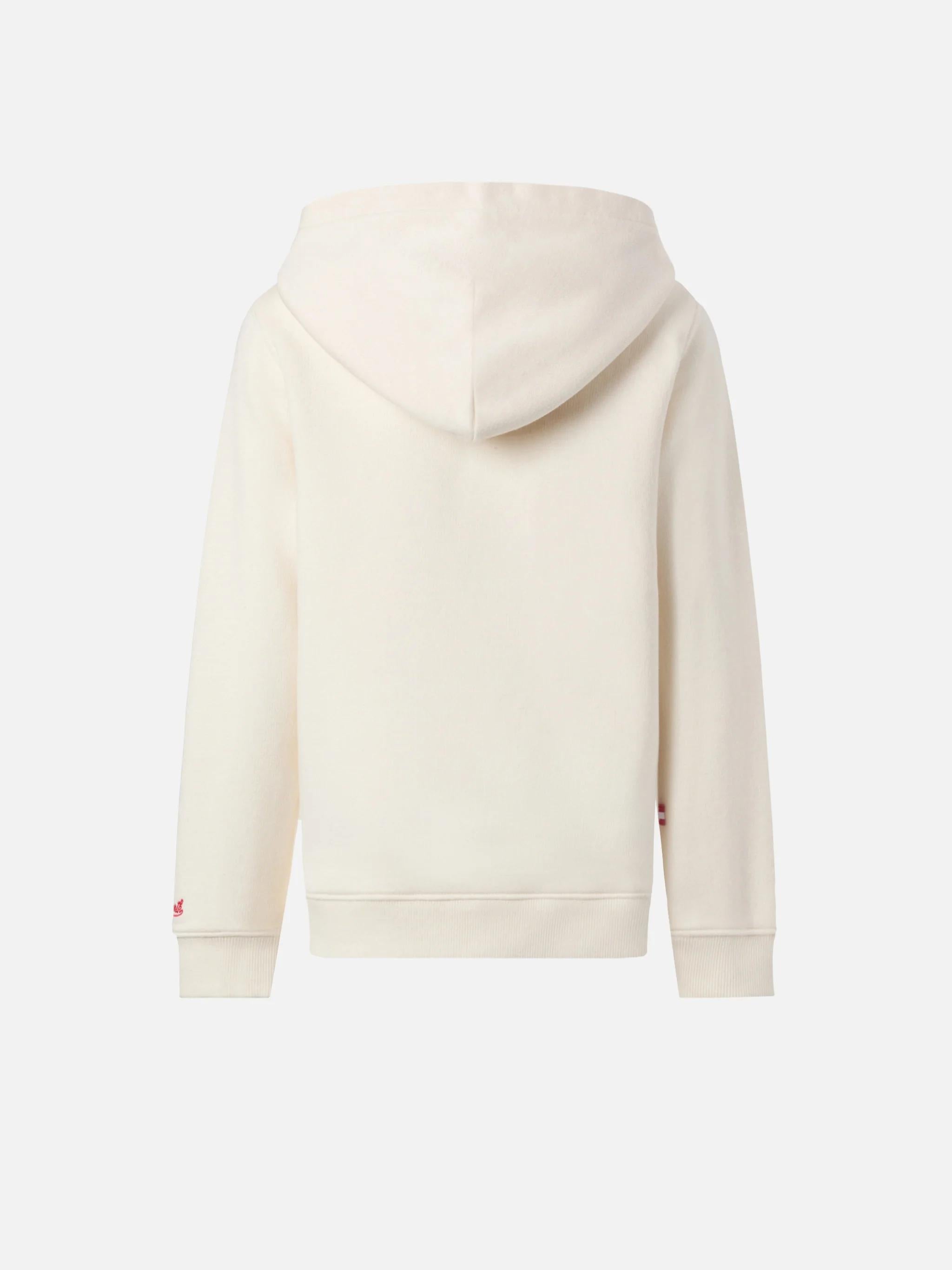 Felpa con cappuccio Oliver con stampa Vacanze di Natale | VACANZE DI NATALE SPECIAL EDITION OLI0001 02232I MC2 SAINT BARTH 