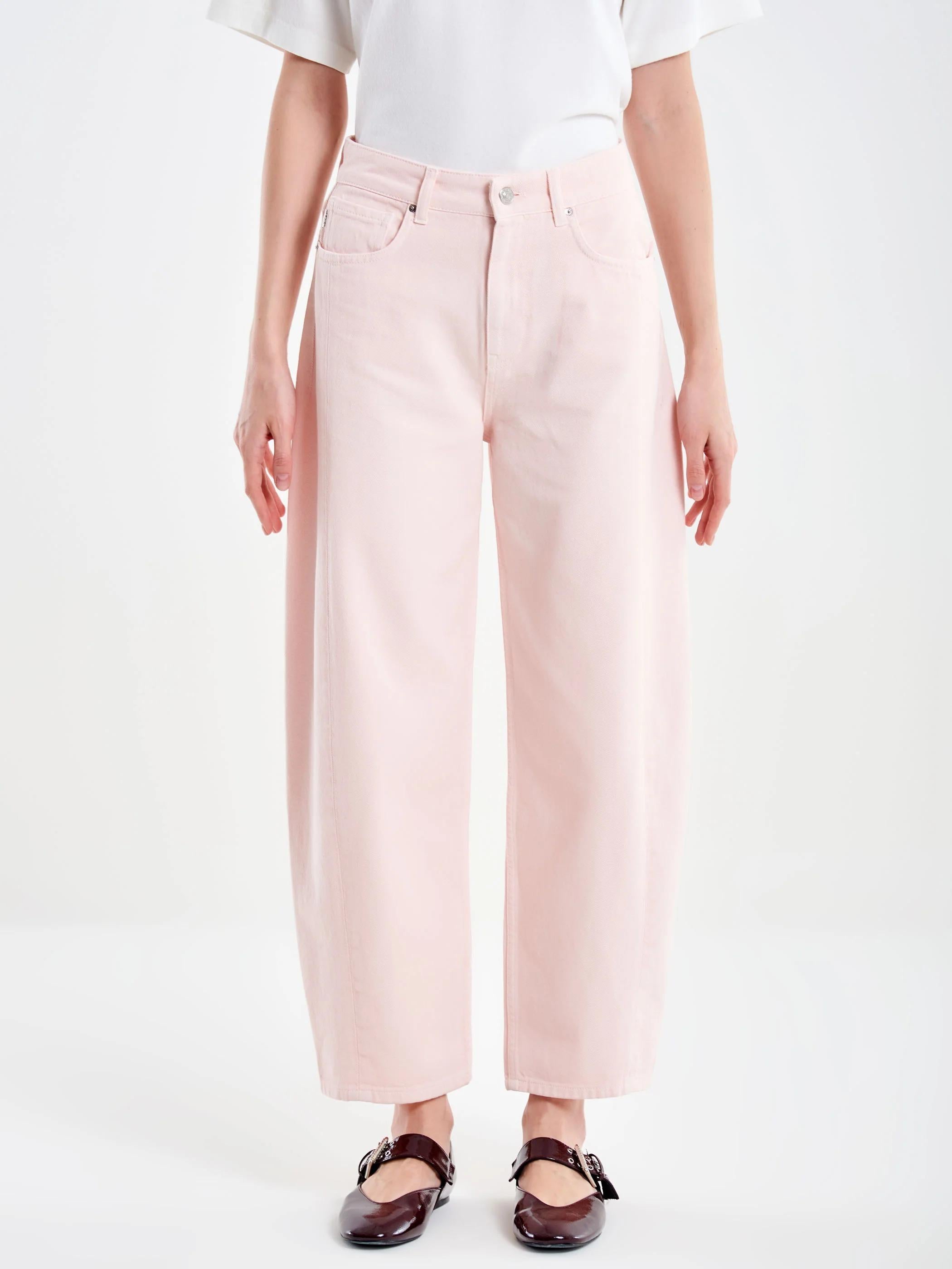 VicoloJeans Chiara Barrel Rosa DAB5150 30 VICOLO 
