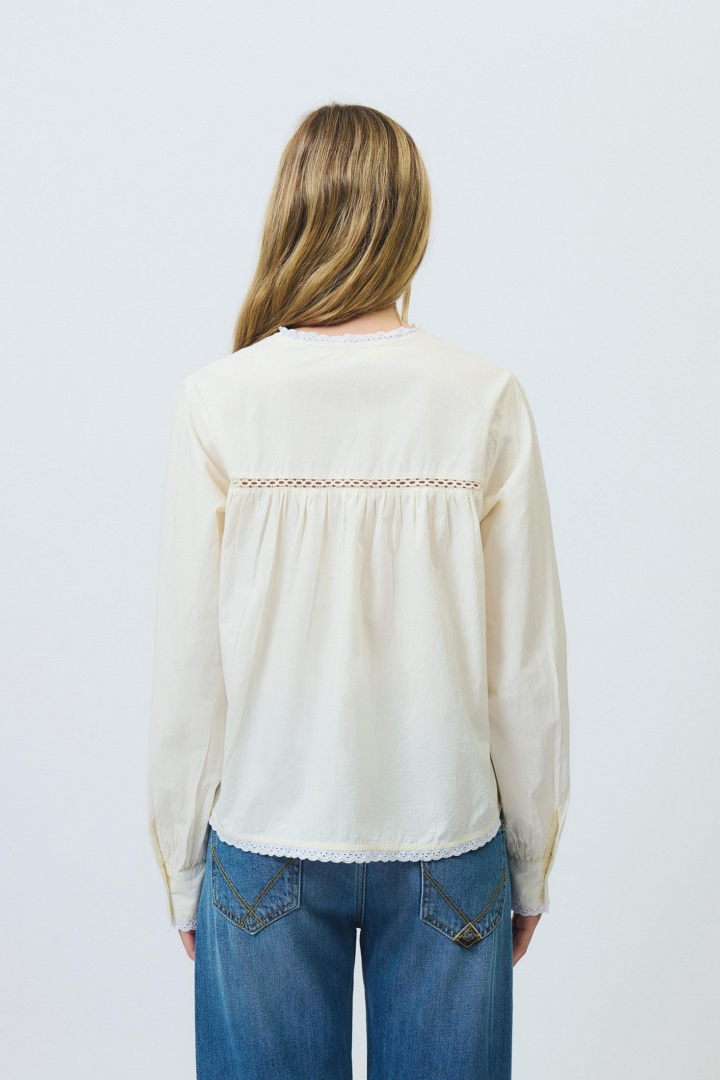 ROY ROGER'S OLD GLORY - CAMICIA FARM CON RICAMI ROG0143CS390124 C0162 ROY ROGER'S 