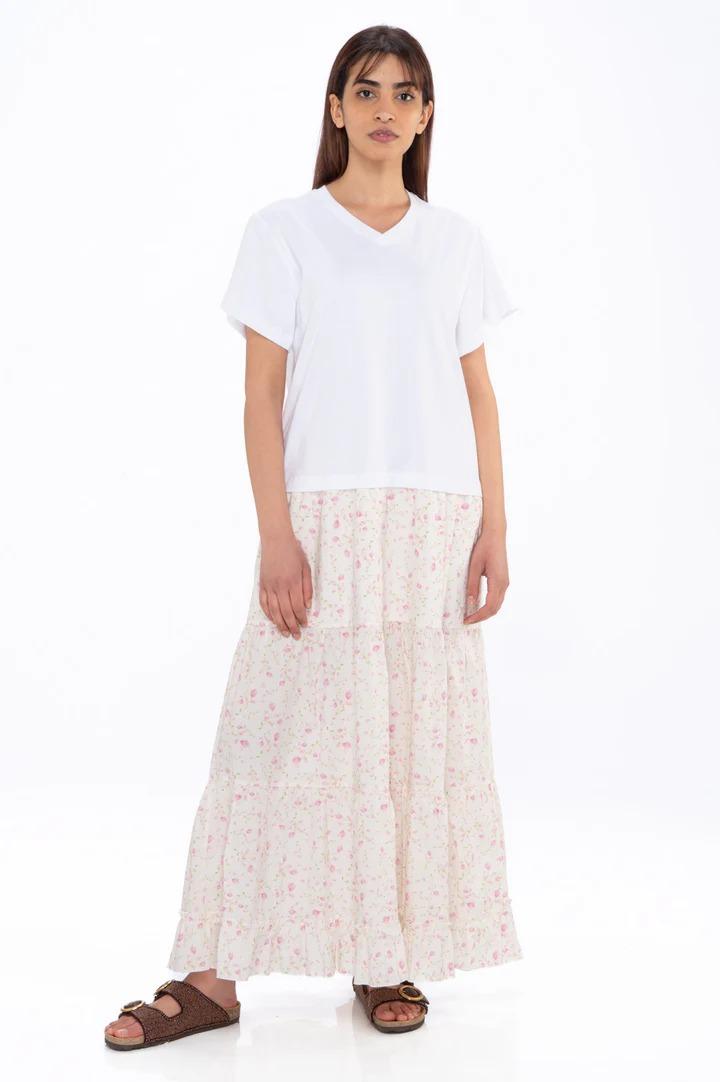 Abito white t-shirt long dress Since're Paris BS3 0024 SINCE'RE PARIS 