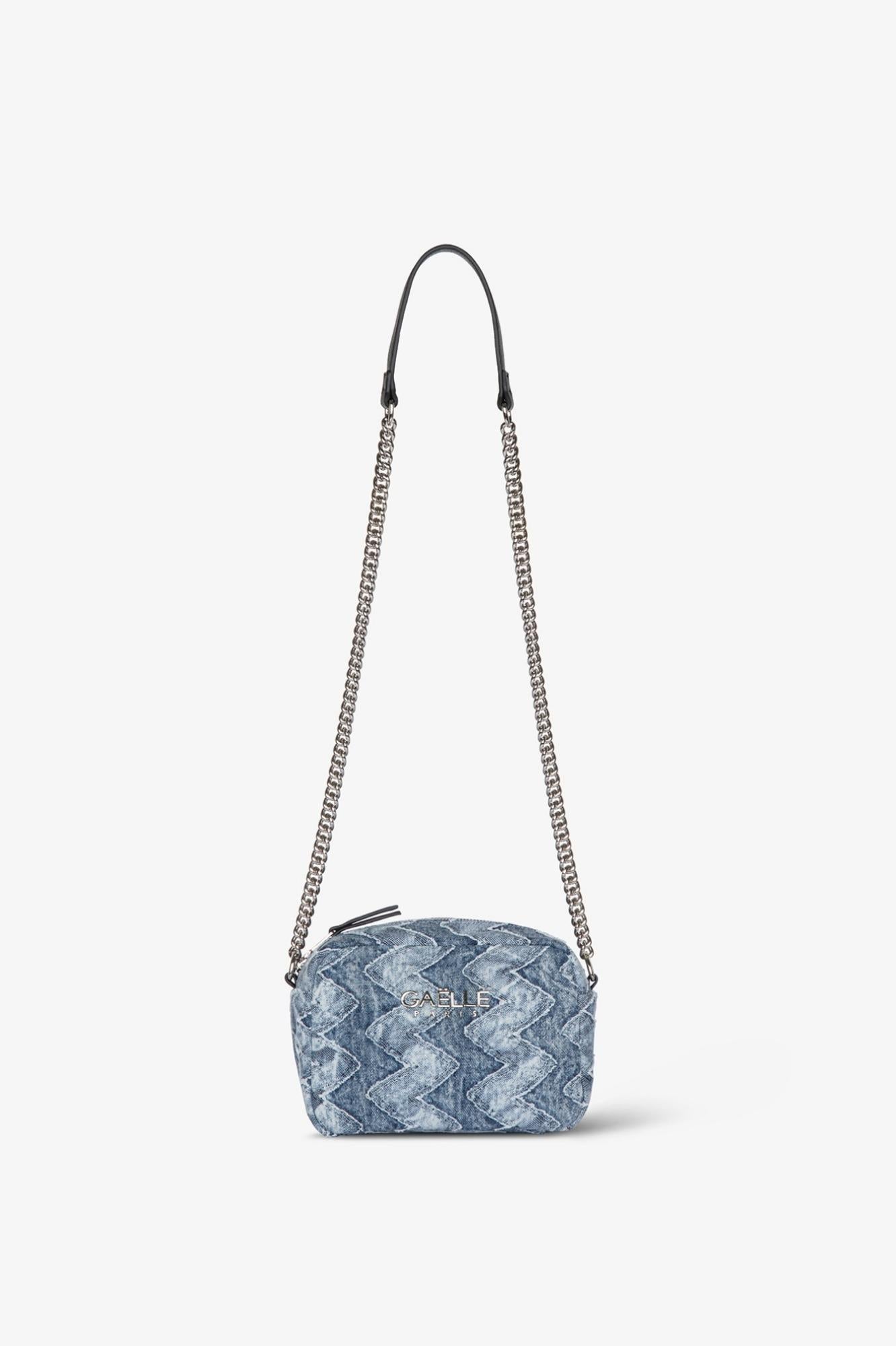 Mini Camera Bag Denim  Blu - Gaëlle Paris GAACW03105-MTTE0001 BL33 GAELLE 